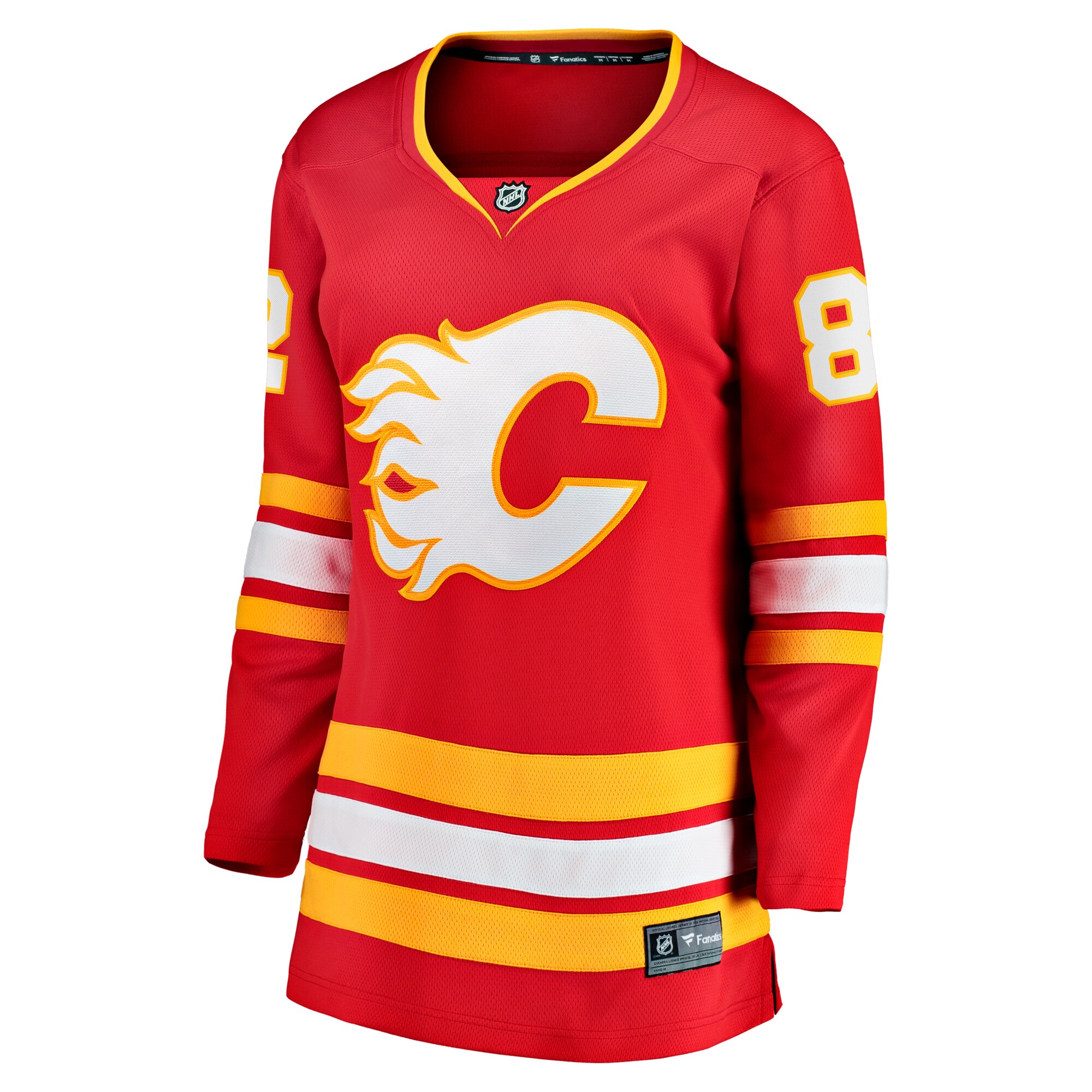 Calgary Flames Jordan Oesterle Red Home Breakaway NHL Jersey Women's