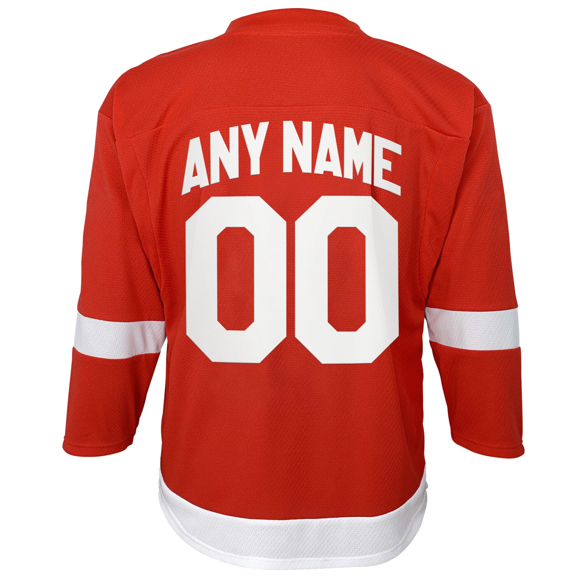 Detroit Red Wings Red Home Custom NHL Jersey Youth