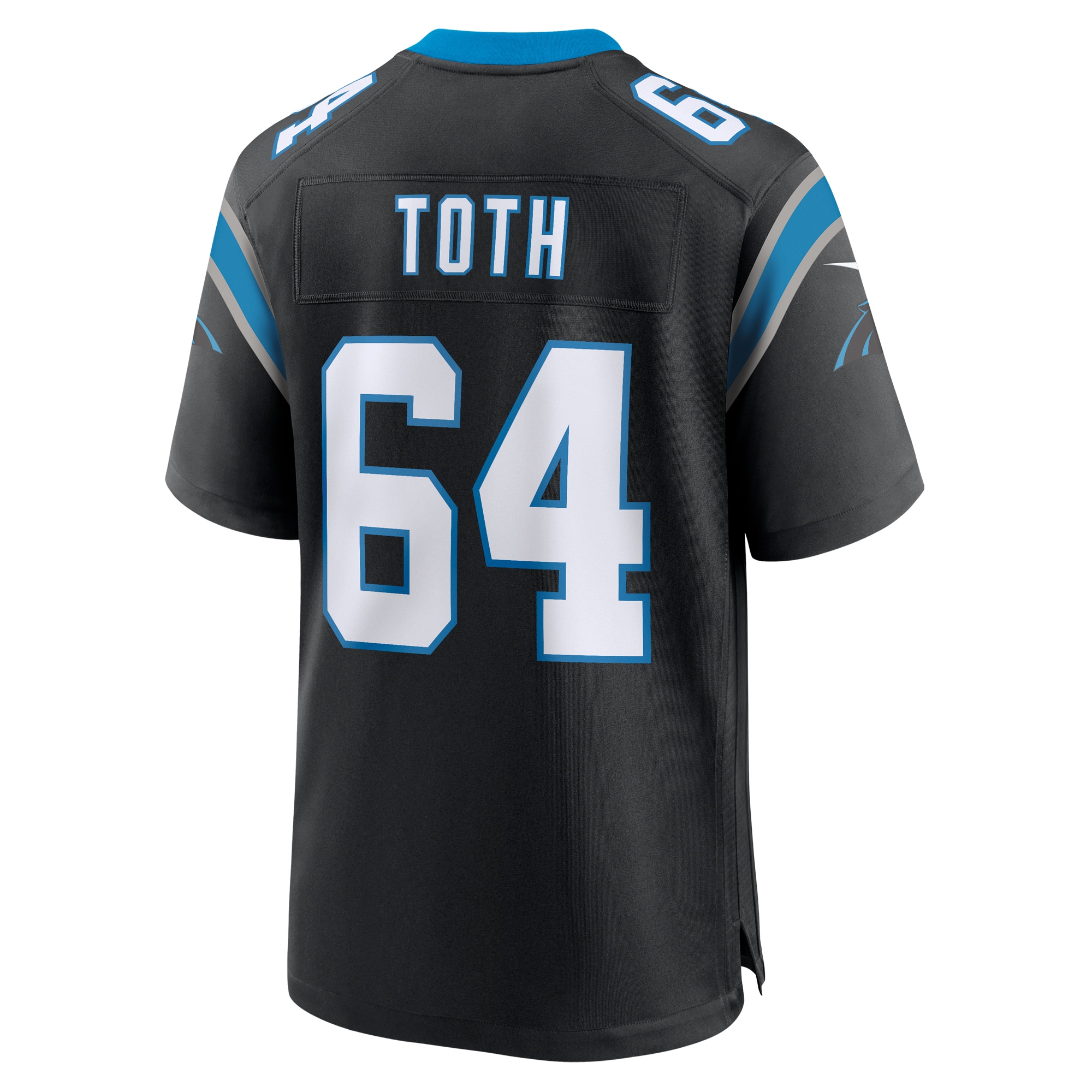 Carolina Panthers Brett Toth Black Game NFL Jersey Men's