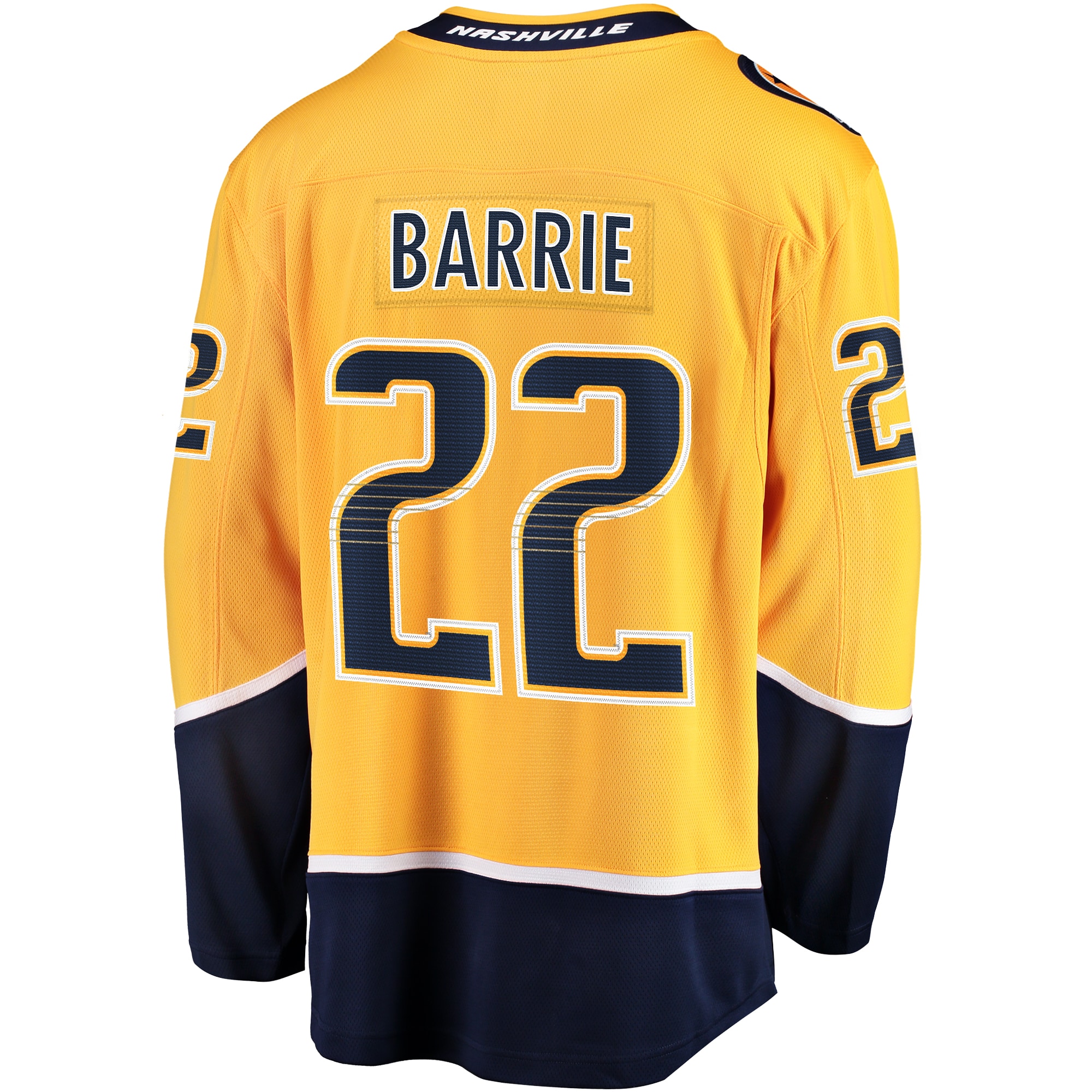 Nashville Predators Tyson Barrie Gold Home Breakaway NHL Jersey Men's