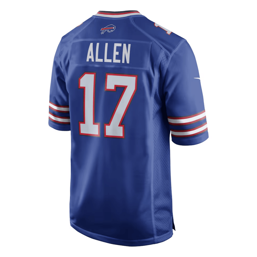 Josh Allen 17 Buffalo Bills 2025 Pro Bowl Patch Game Royal NFL Jersey Men's