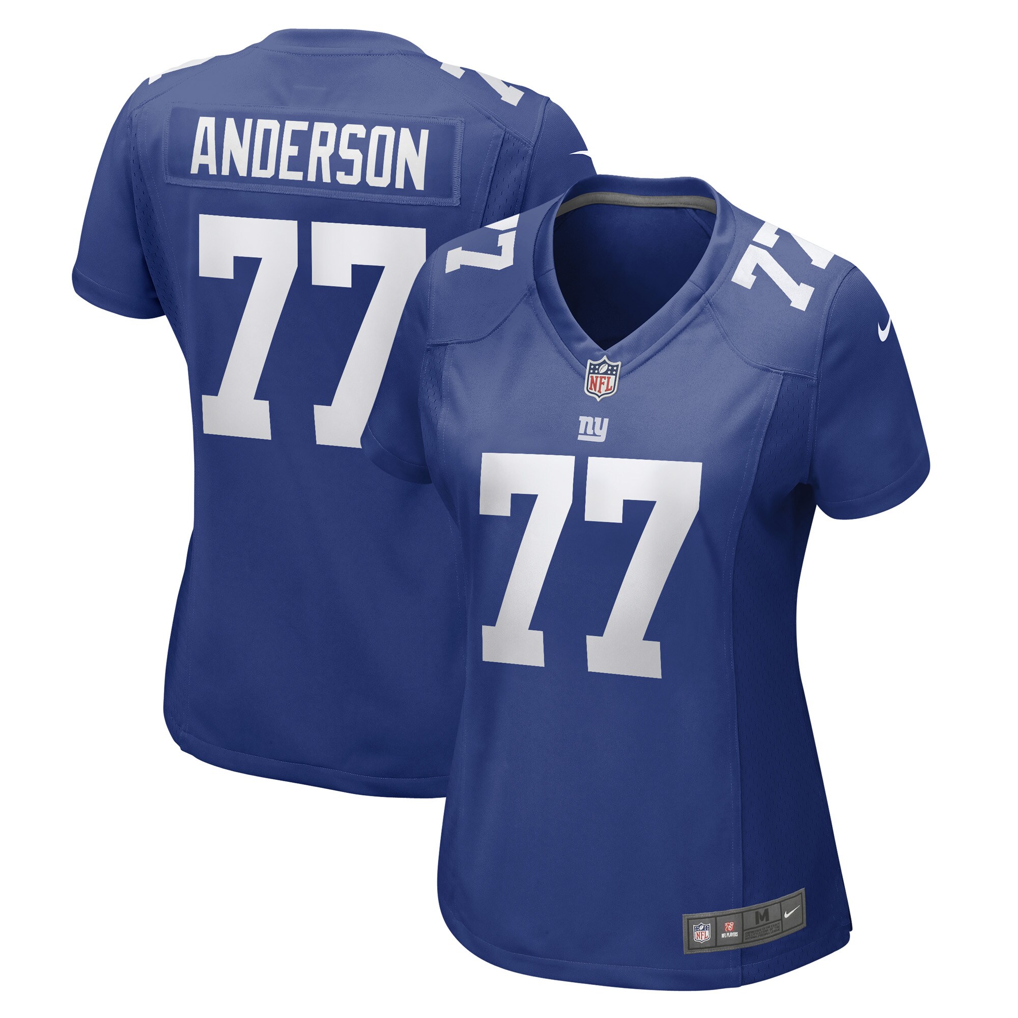 New York Giants Jack Anderson Royal Game Player NFL Jersey Women's