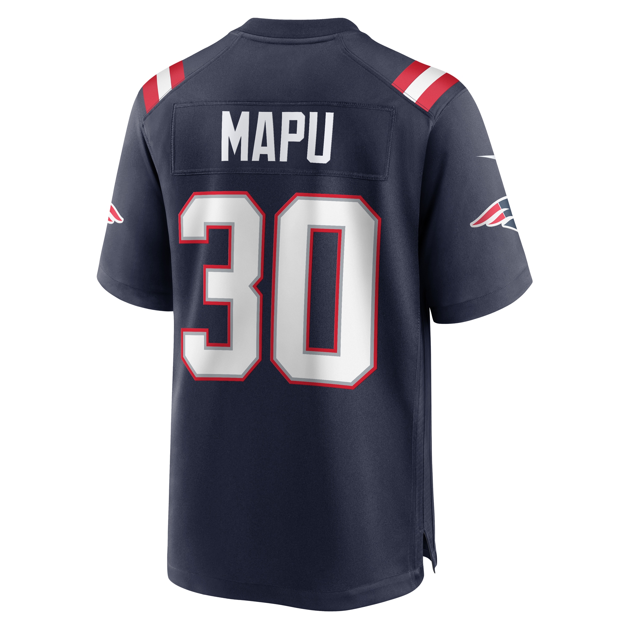 New England Patriots Marte Mapu Navy Team Game NFL Jersey Men's