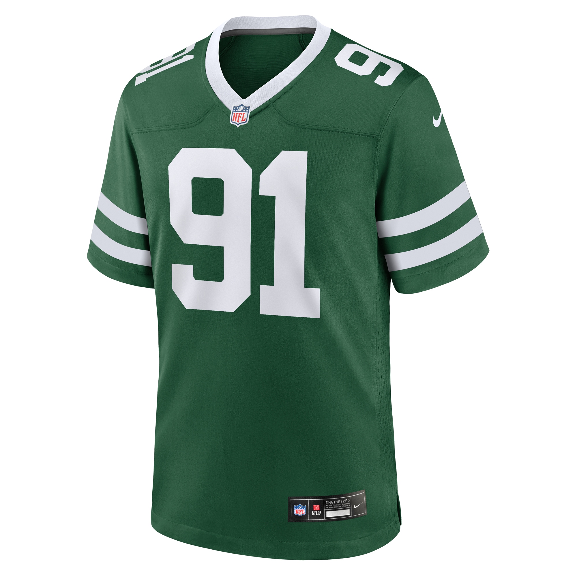 New York Jets Braiden McGregor Legacy Green Team Game NFL Jersey Men's