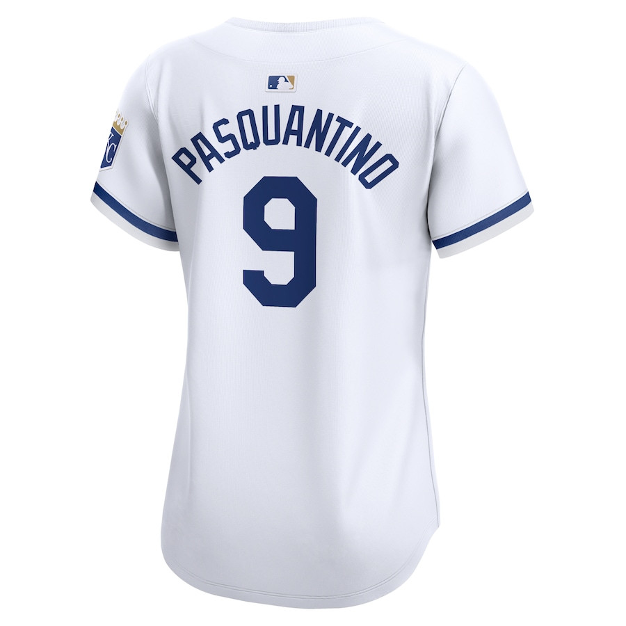 Vinnie Pasquantino 9 Kansas City Royals Home Limited Player White MLB Jersey Women's