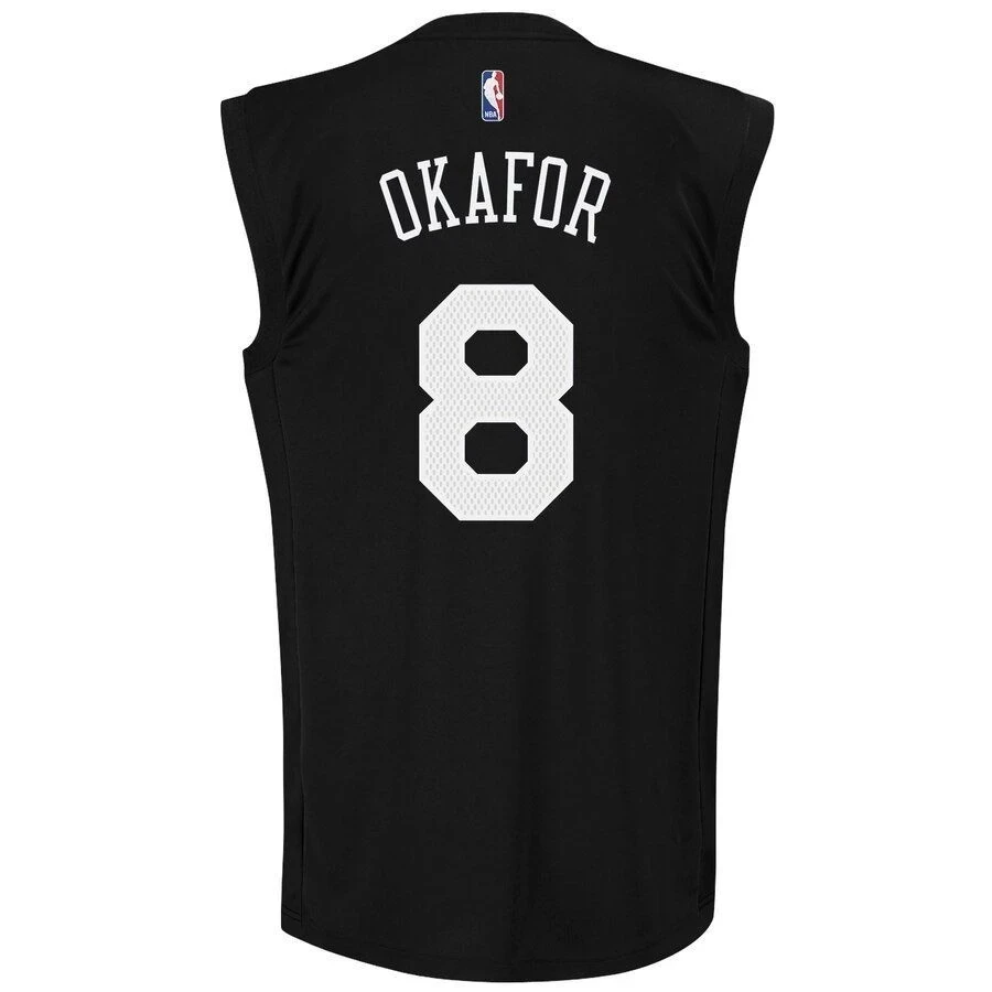 Jahlil Okafor Philadelphia 76ers Fashion Black NBA Jersey Men's