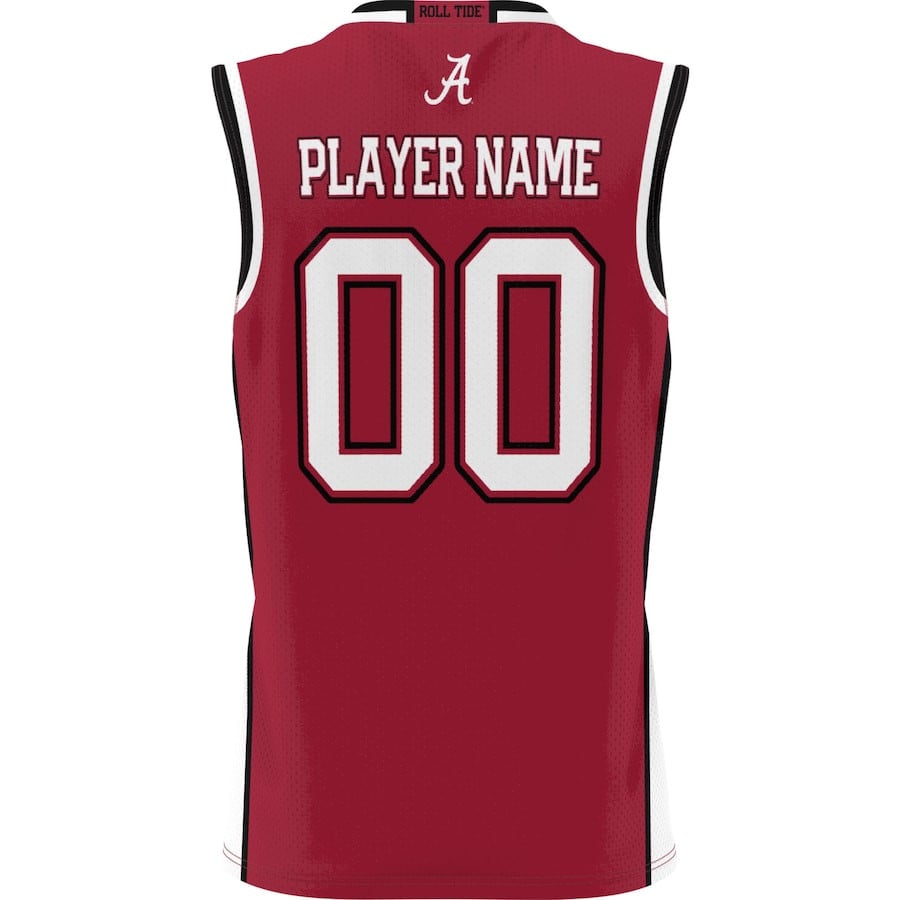 Alabama Crimson Tide NIL Custom Crimson NCAA Jersey Men's