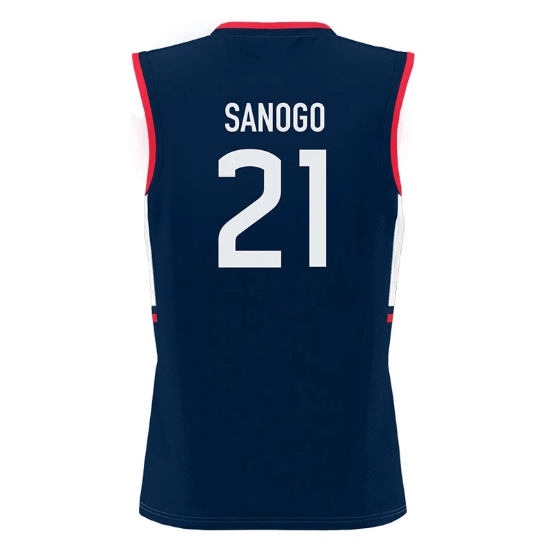 Adama Sanogo #21 UConn Huskies Navy NCAA Jersey Men's