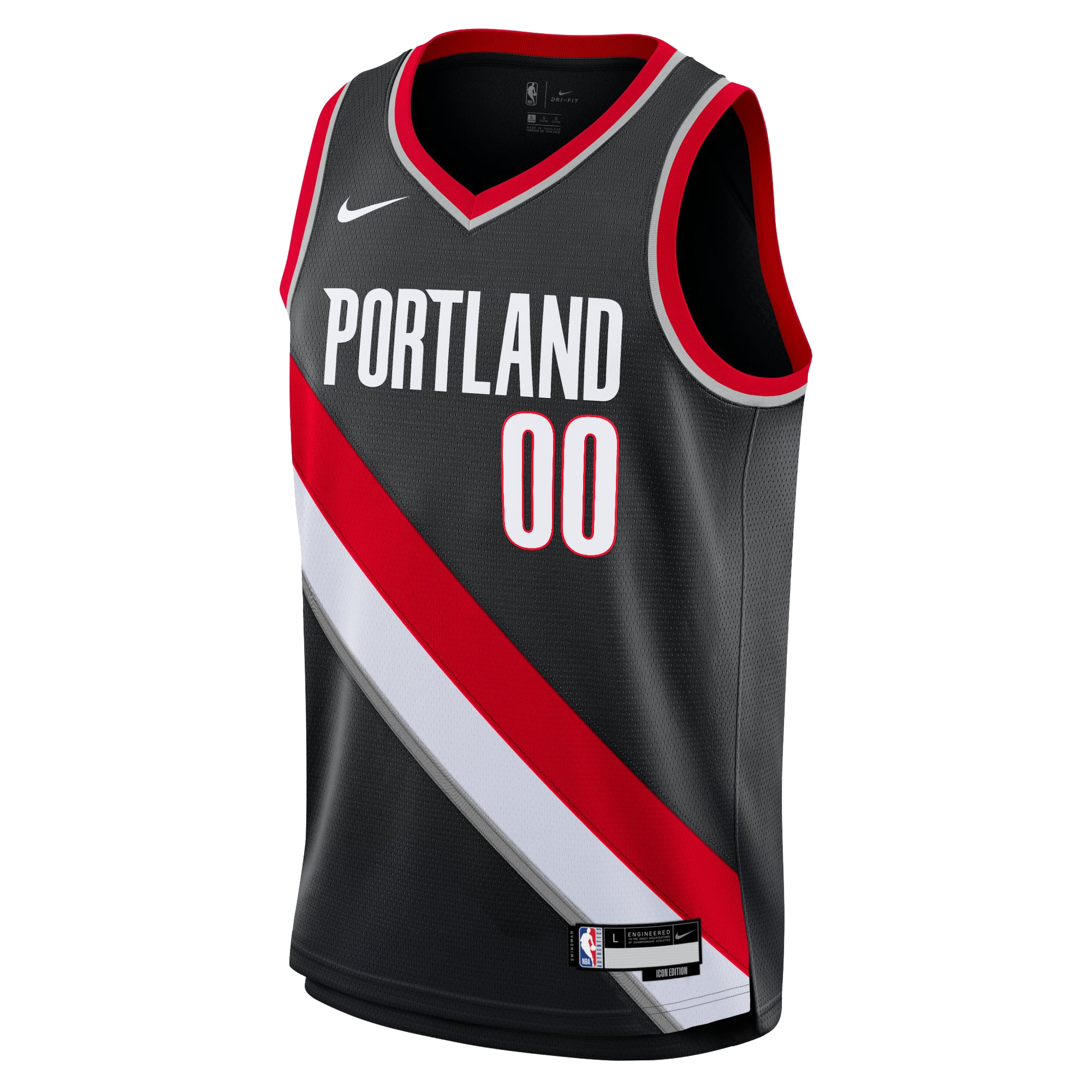 Portland Trail Blazers Icon Swingman Custom NBA Jersey Youth