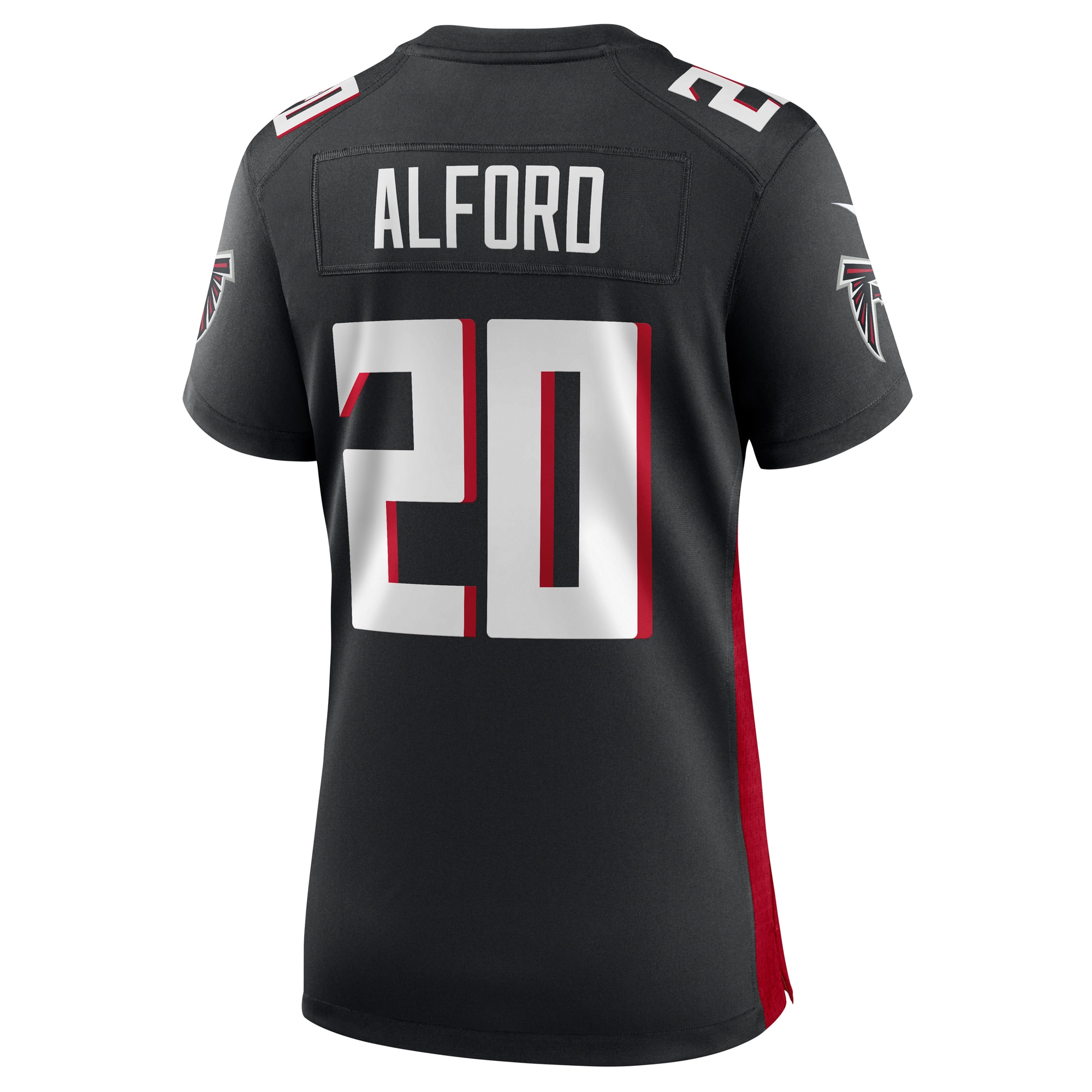 Atlanta Falcons Dee Alford Black Team Game NFL Jersey Women's