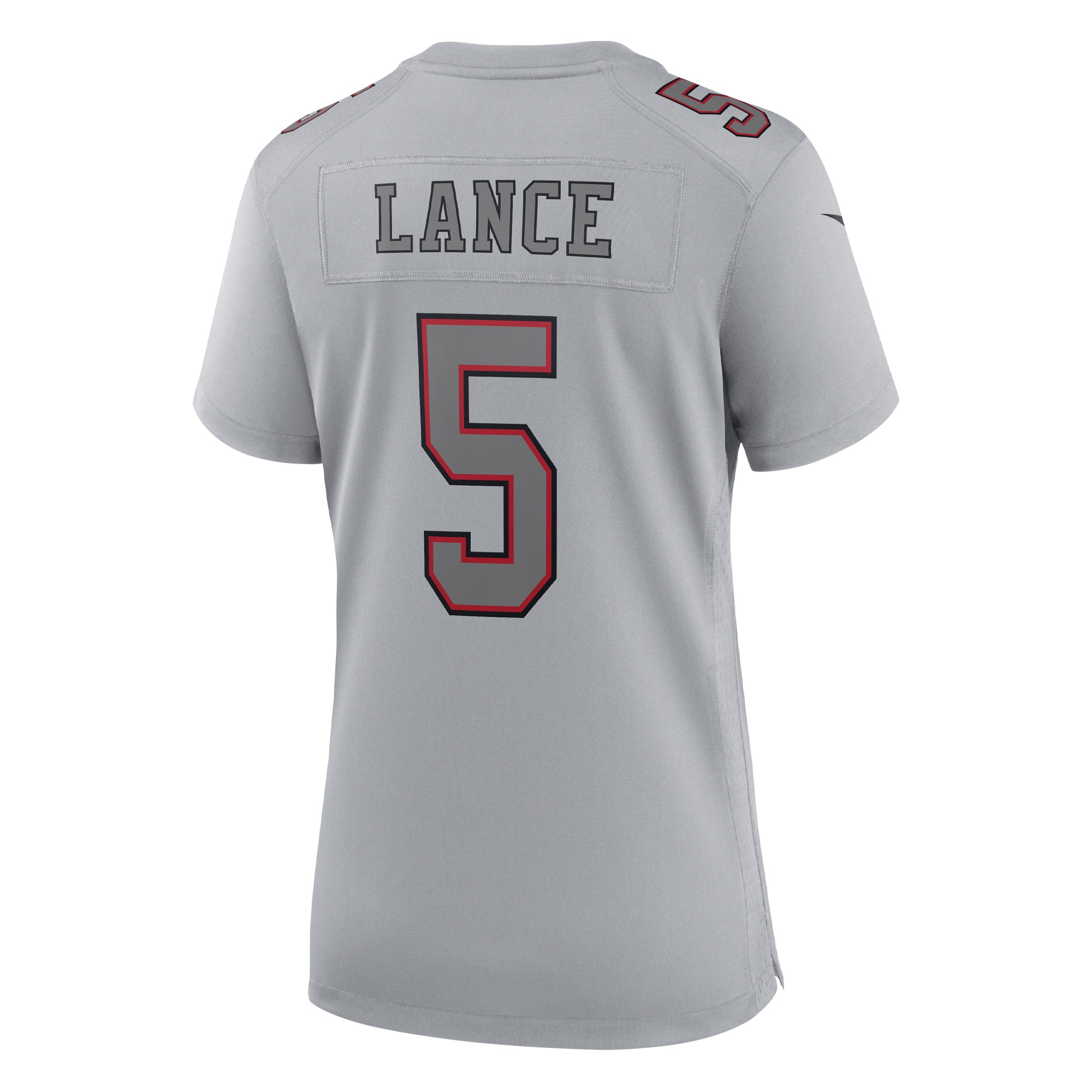 San Francisco 49ers Trey Lance Gray Atmosphere Fashion Game NFL Jersey Women's