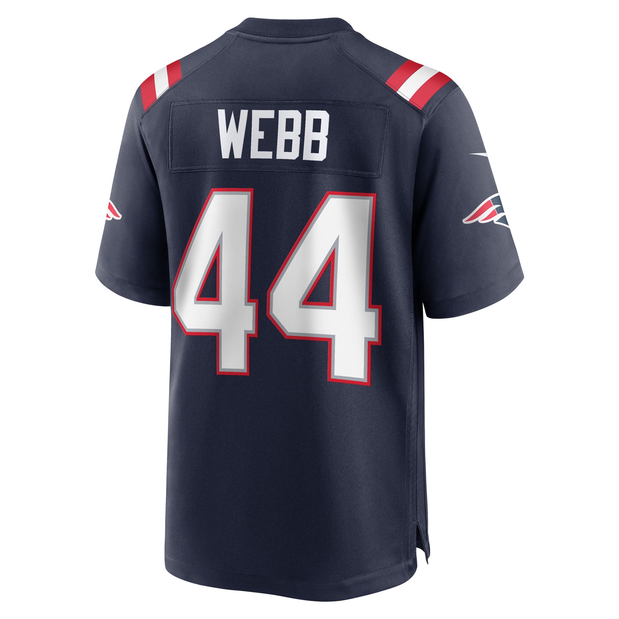 New England Patriots Raleigh Webb Navy Home Game Player NFL Jersey Men's