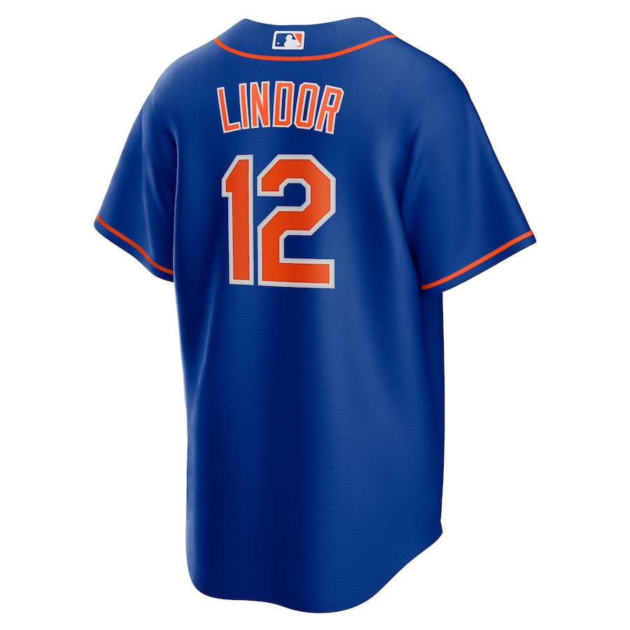 Francisco Lindor New York Mets Alternate Royal MLB Jersey Men's