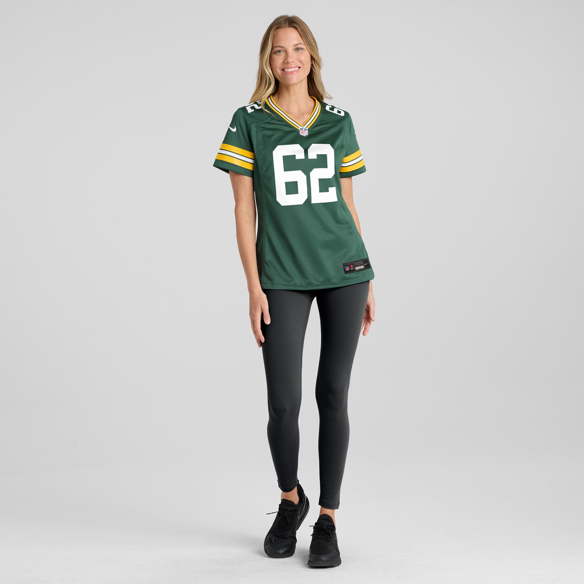 Green Bay Packers Jacob Monk Green Game NFL Jersey Women's