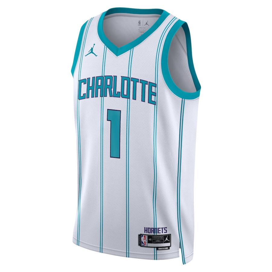 LaMelo Ball 1 Charlotte Hornets Unisex Swingman Association Editio White NBA Jersey Unisex