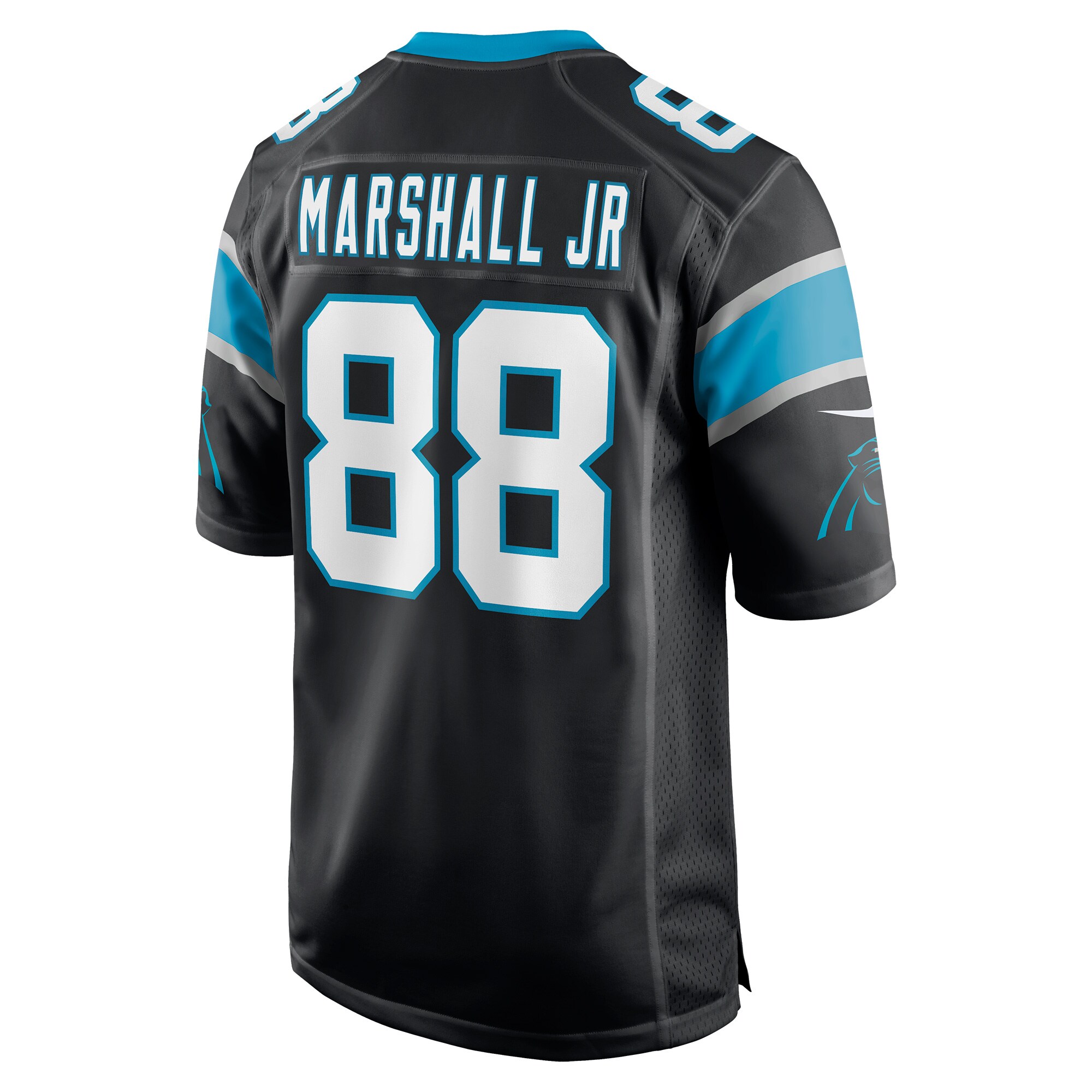 Carolina Panthers Terrace Marshall Jr. Black Player Game NFL Jersey Men's