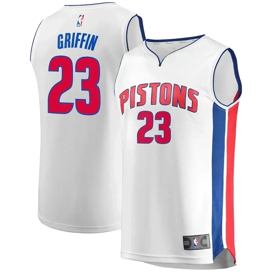 Blake Griffin Detroit Pistons Breakaway Player Association Editio White NBA Jersey Men's