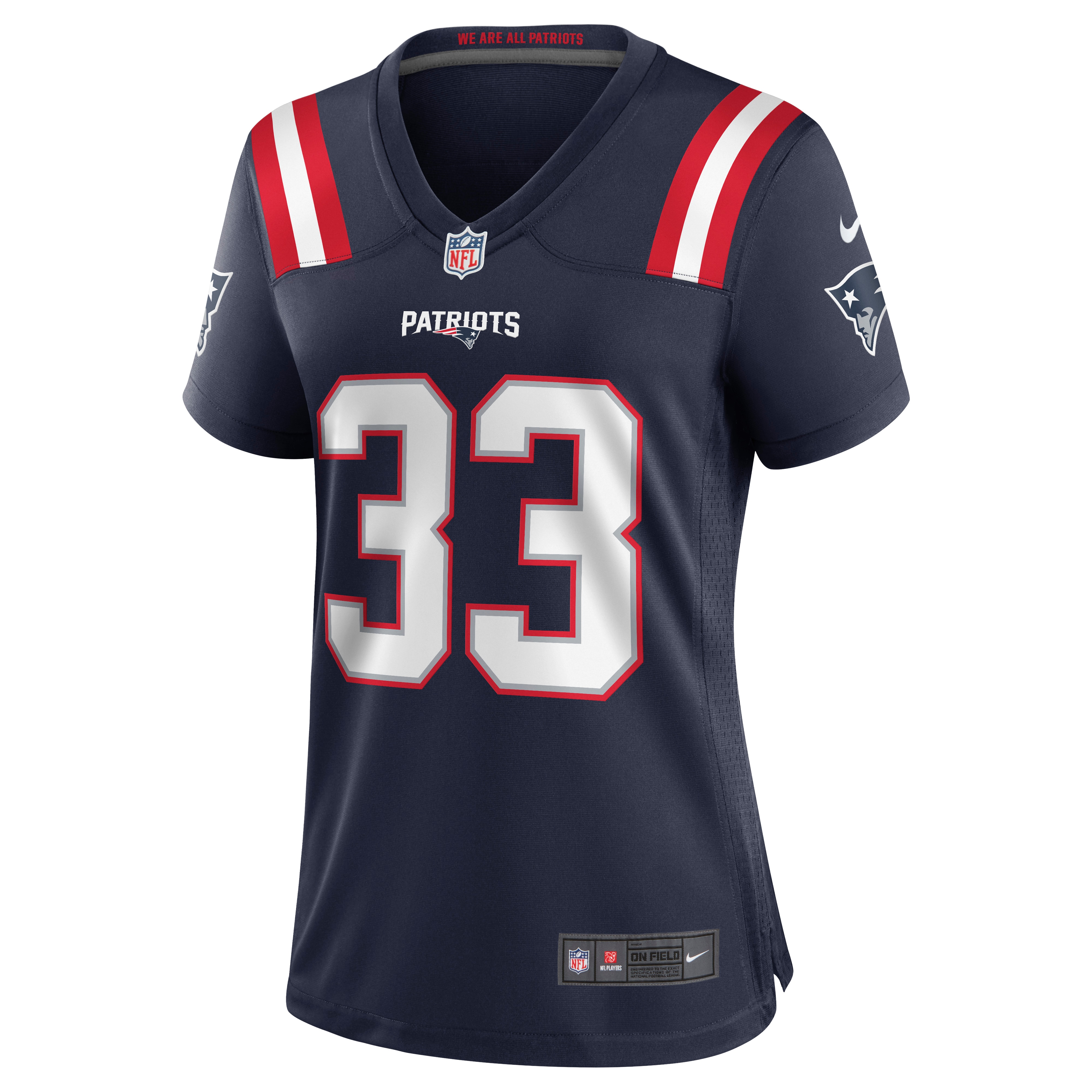 New England Patriots Joejuan Williams Navy Game NFL Jersey Women's