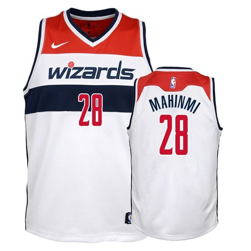 Washington Wizards Ian Mahinmi 28 Associatio White NBA Jersey Youth