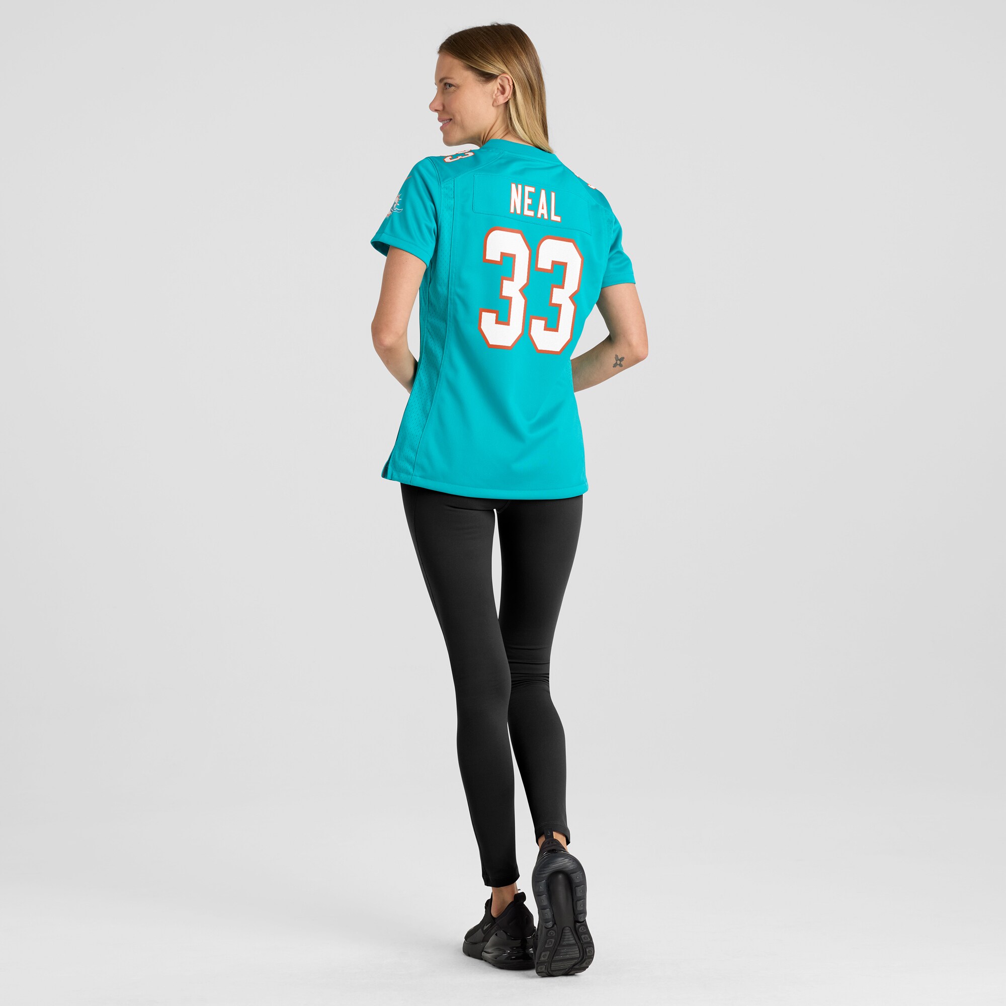 Miami Dolphins Siran Neal Aqua Game NFL Jersey Women's