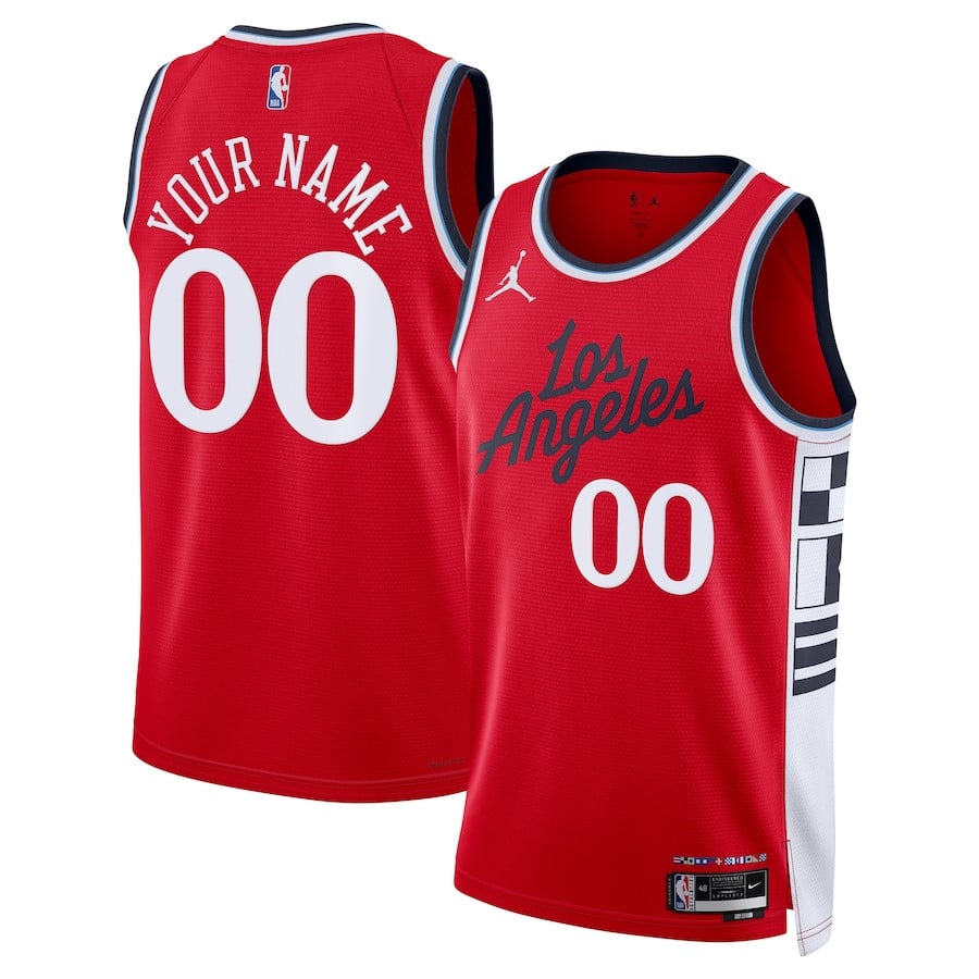Los Angeles Clippers Unisex 2024/25 Custom Swingman Statement Edition Red NBA Jersey Unisex
