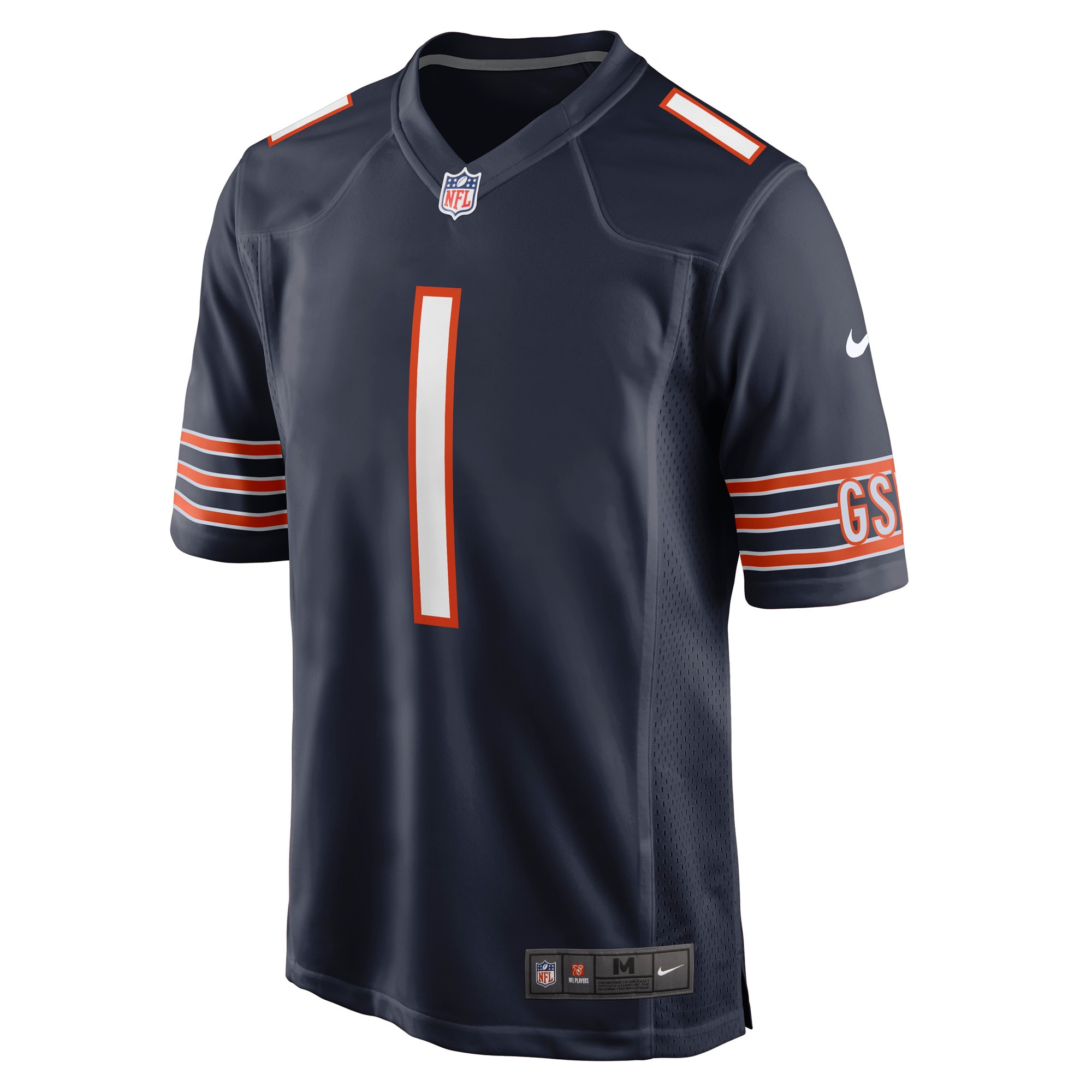 Chicago Bears Justin Fields Navy Game NFL Jersey Youth