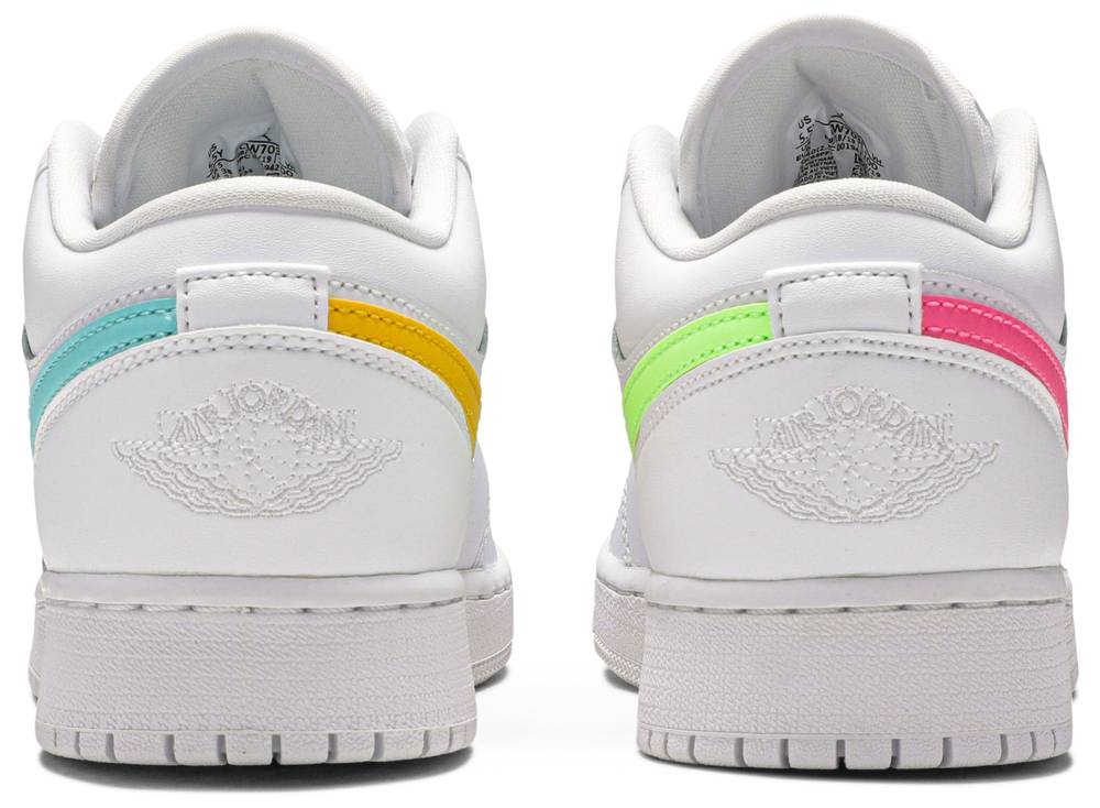 Air Jordan 1 Low GS White Neon CW7035-100