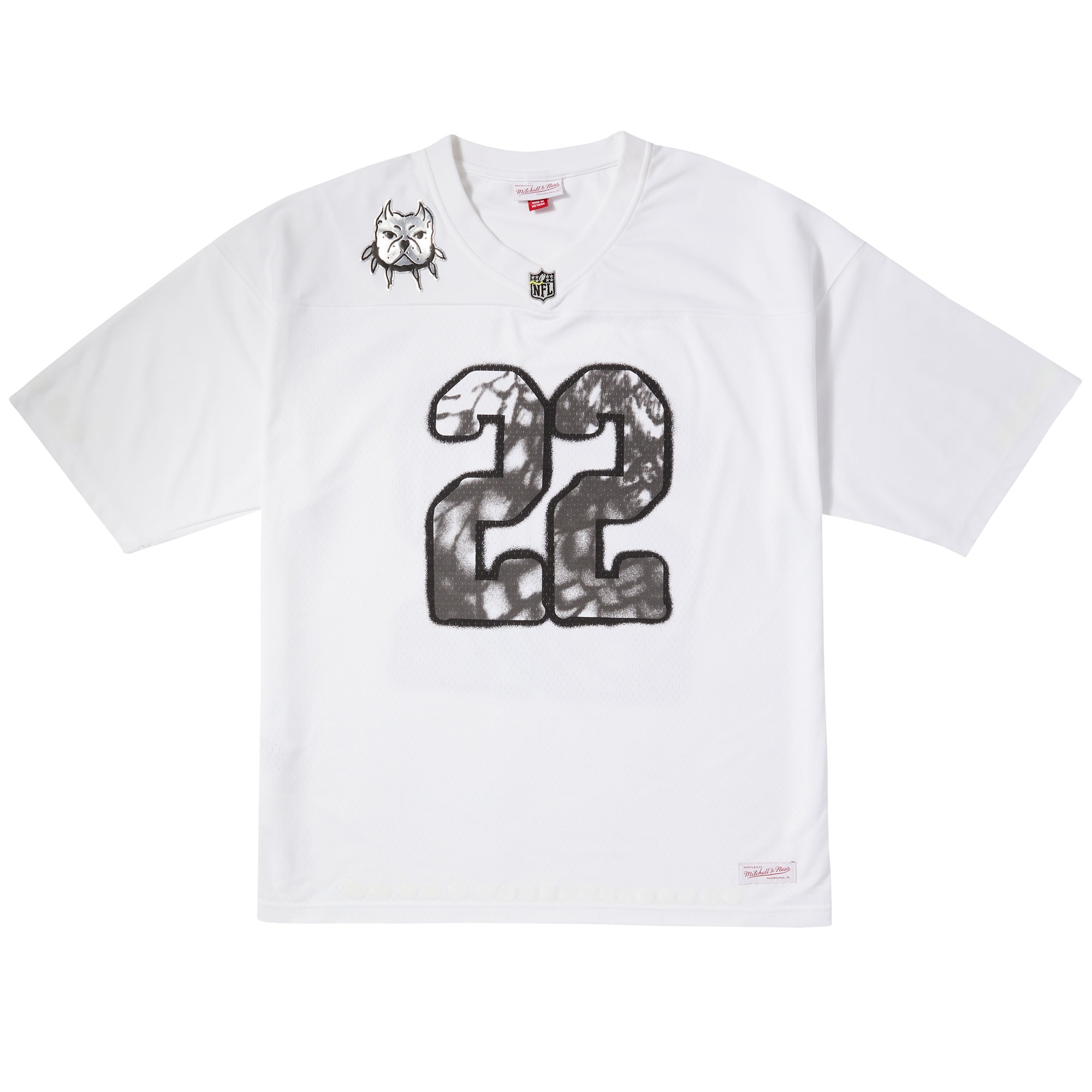 Mitchell Ness White ?FL Por La Cultura x CHITO Limited Edition NFL Jersey Men's