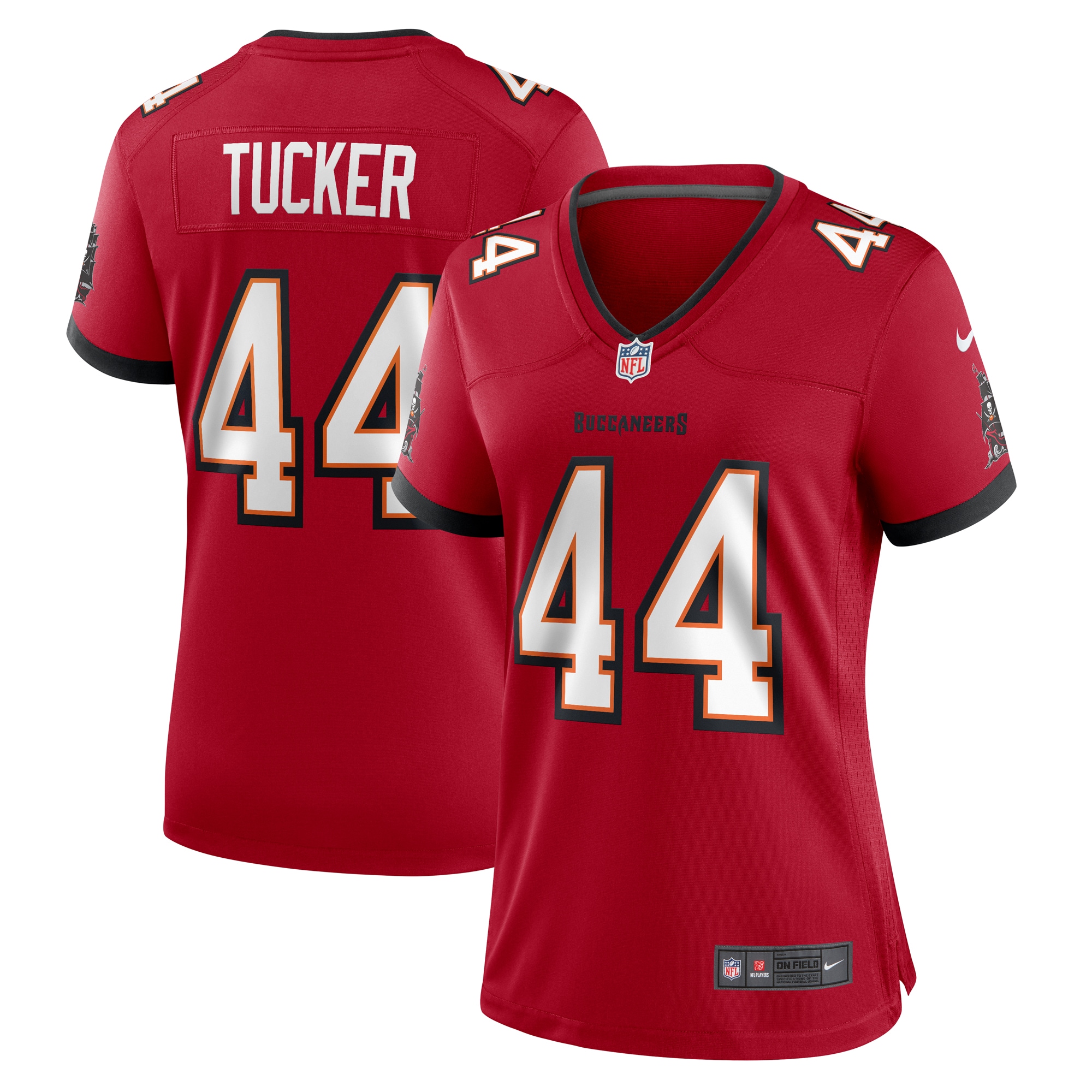 Tampa Bay Buccaneers Sean Tucker Red Game NFL Jersey Women's