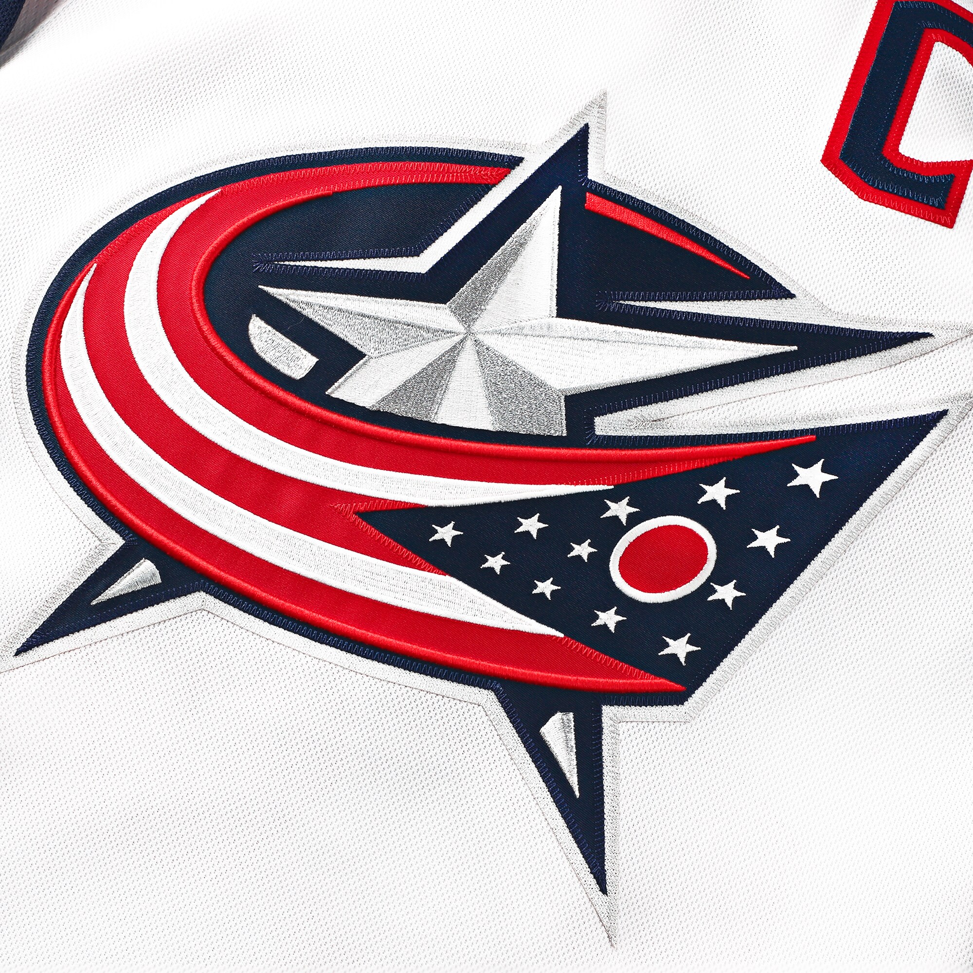 Columbus Blue Jackets White Away Premium NHL Jersey Men's