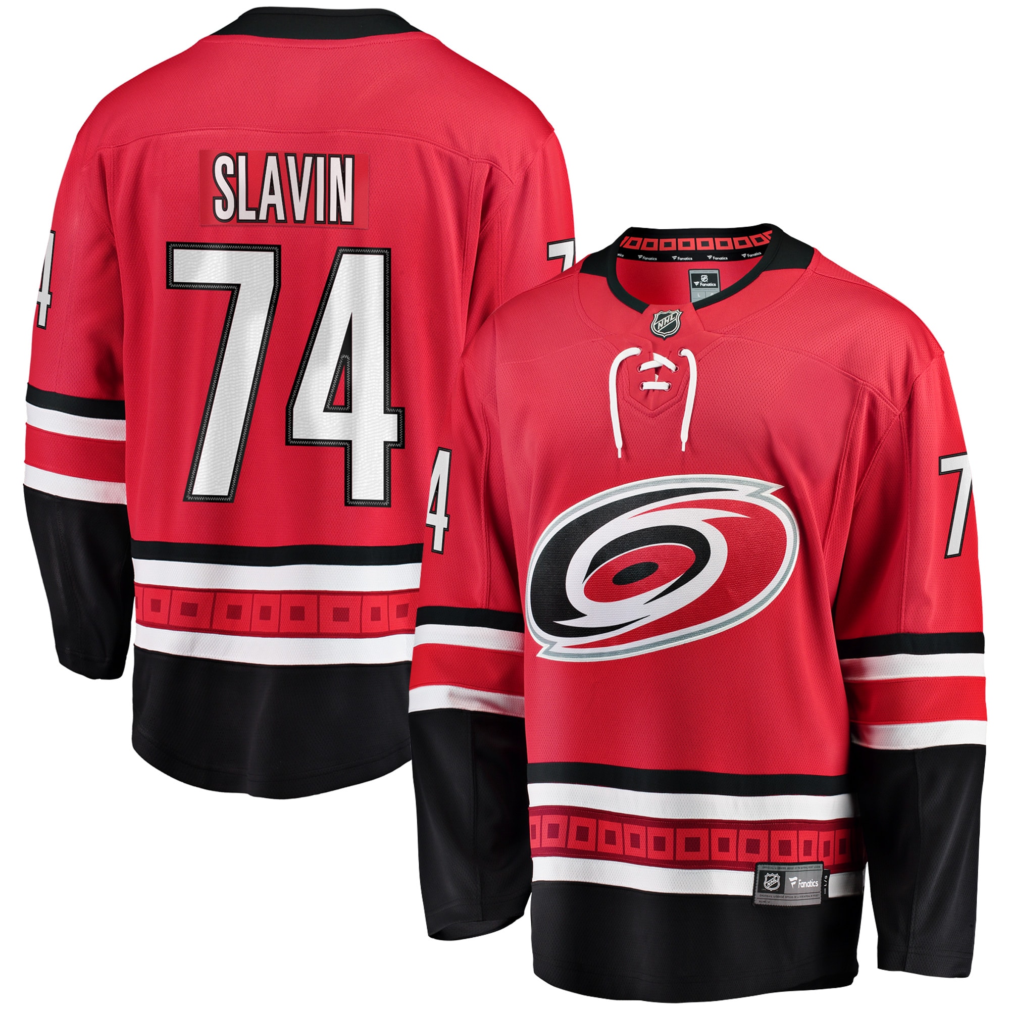 Carolina Hurricanes Jaccob Slavin Red Alternate Breakaway Player NHL Jersey Men's