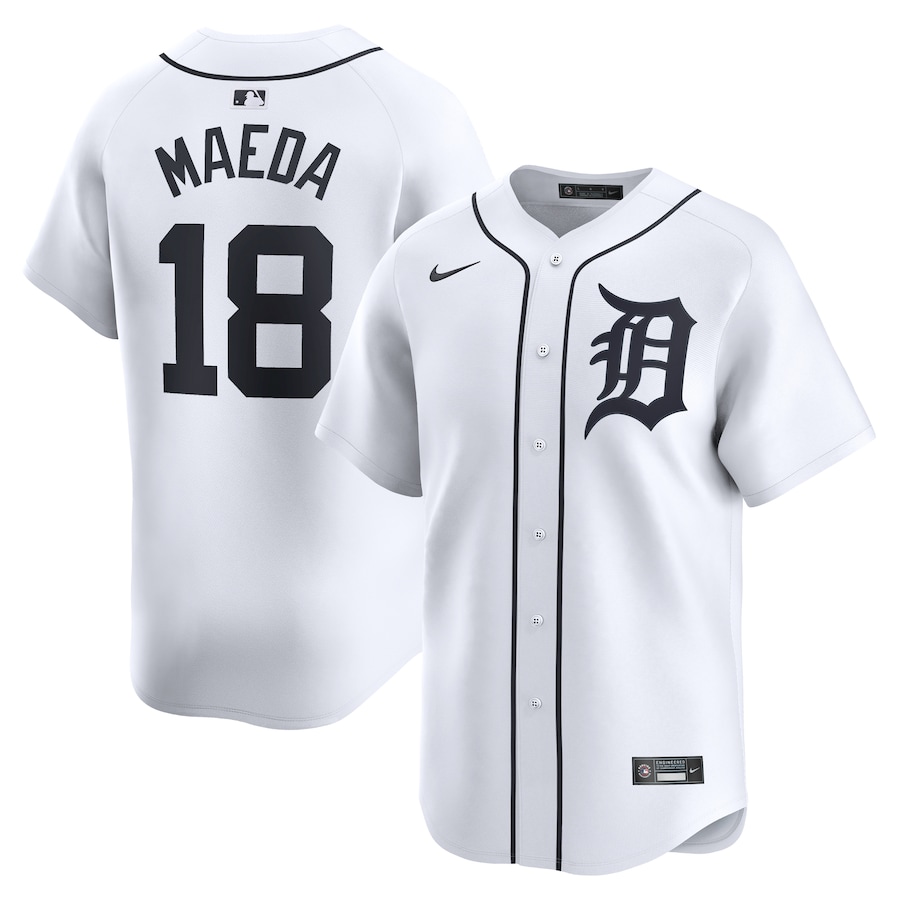 Kenta Maeda Detroit Tigers Home Limited Player Jersey White