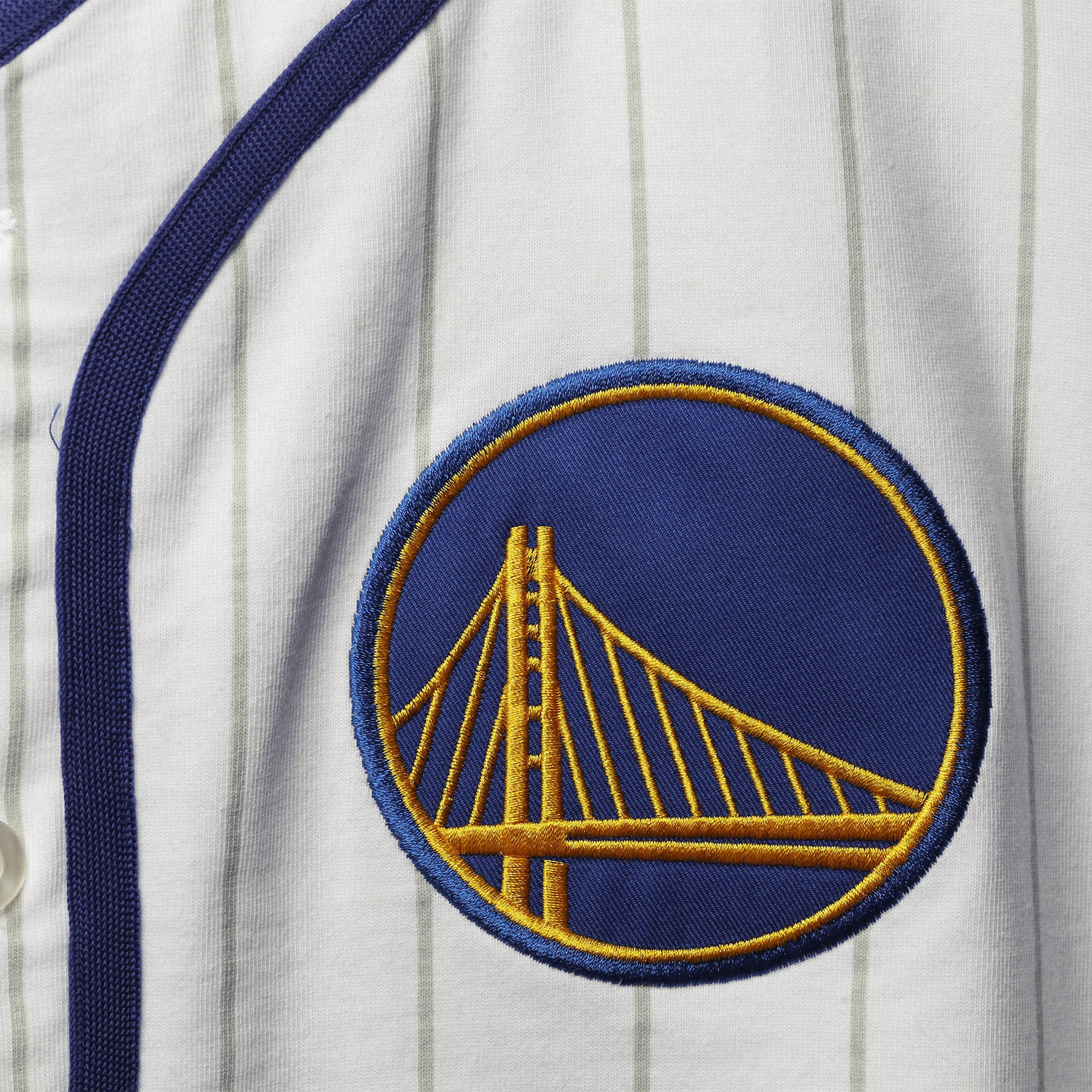 Starte White Golden State Warriors Scout Baseball Fashion NBA Jersey Men's