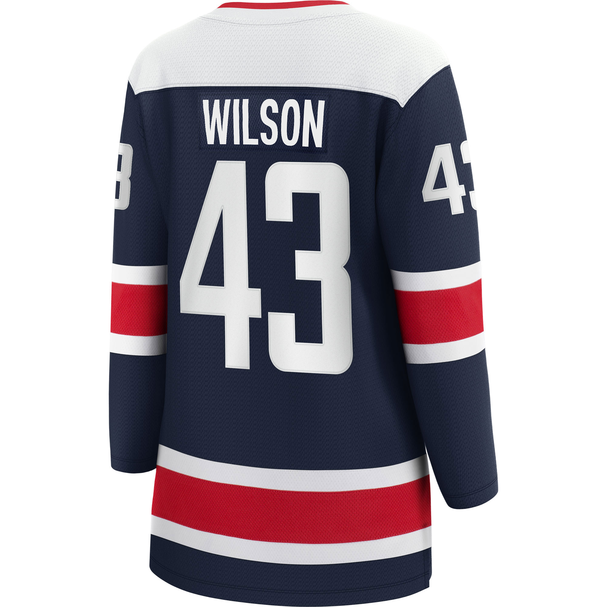 Washington Capitals Tom Wilson Navy Alternate Premier Breakaway Player NHL Jersey Women's