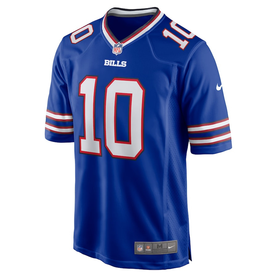 Khalil Shakir 10 Buffalo Bills Game Royal NFL Jersey Men's