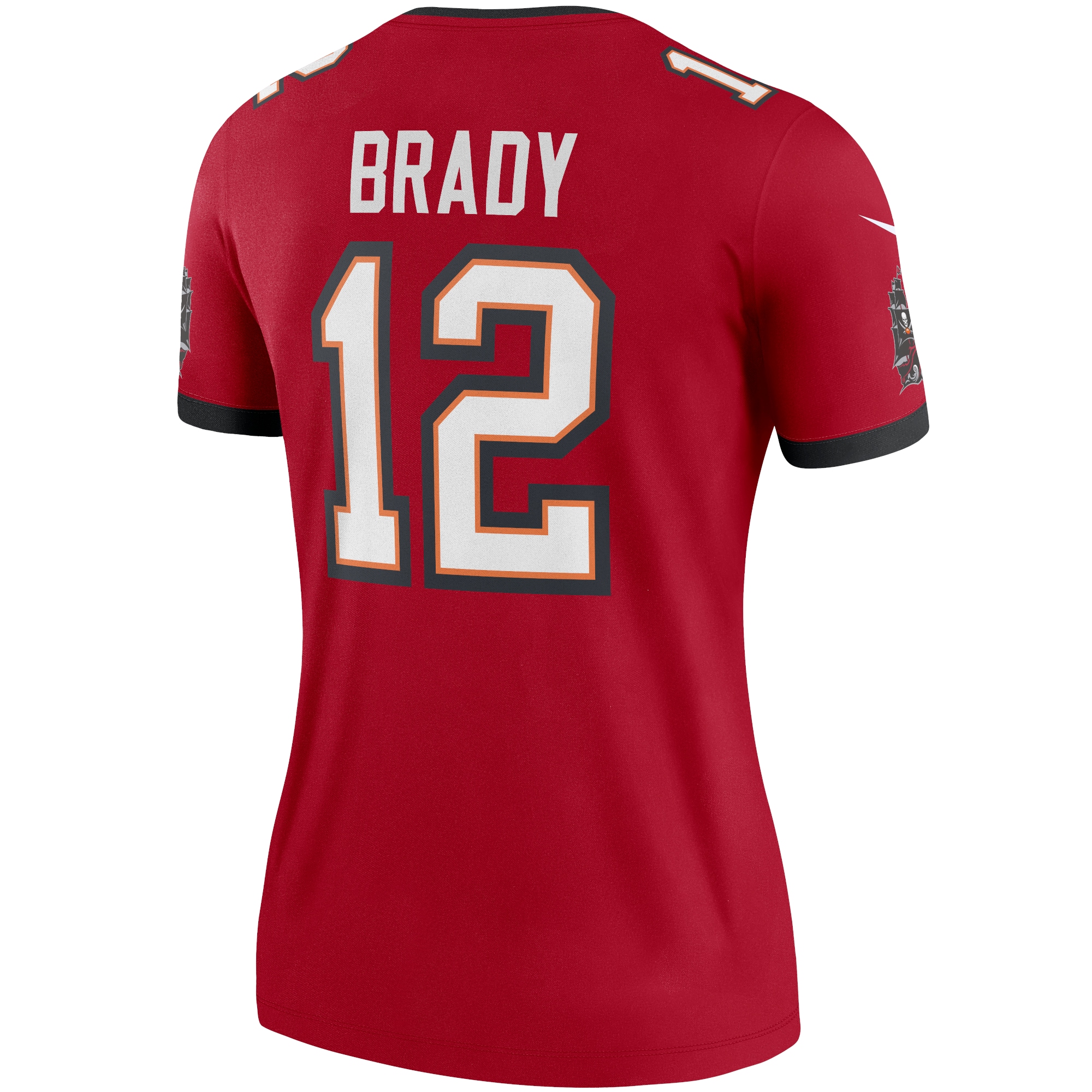 Tampa Bay Buccaneers Tom Brady Red Team Legend Player Performance Top NFL Jersey Women's