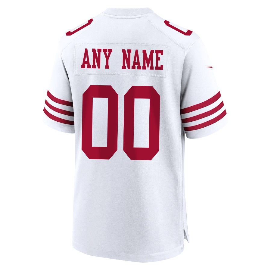 San Francisco 49ers Super Bowl LVIII Thanks For Memories Game Custom White NFL Jersey Men's