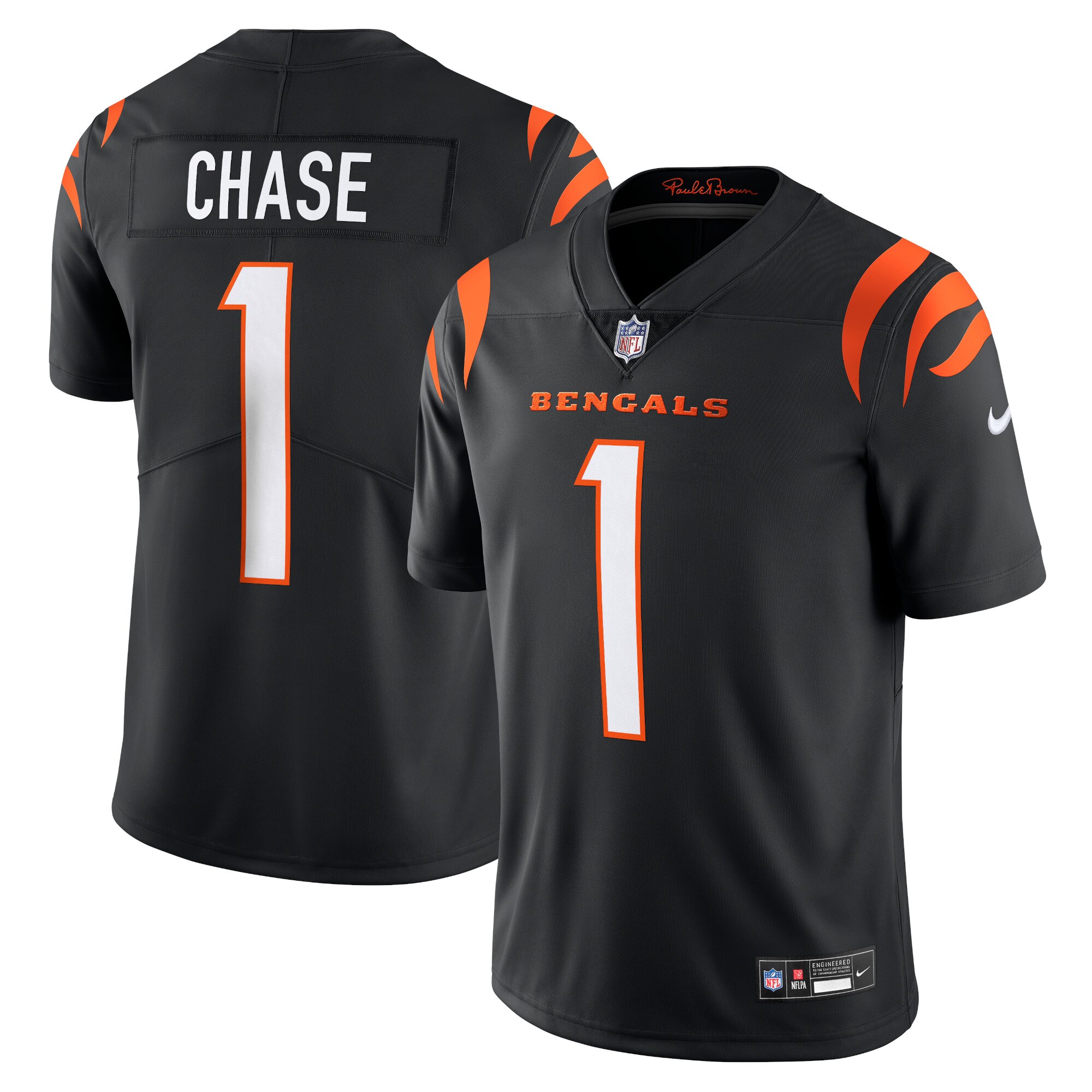 Cincinnati Bengals Ja'Marr Chase Black Vapor Untouchable Limited NFL Jersey Men's