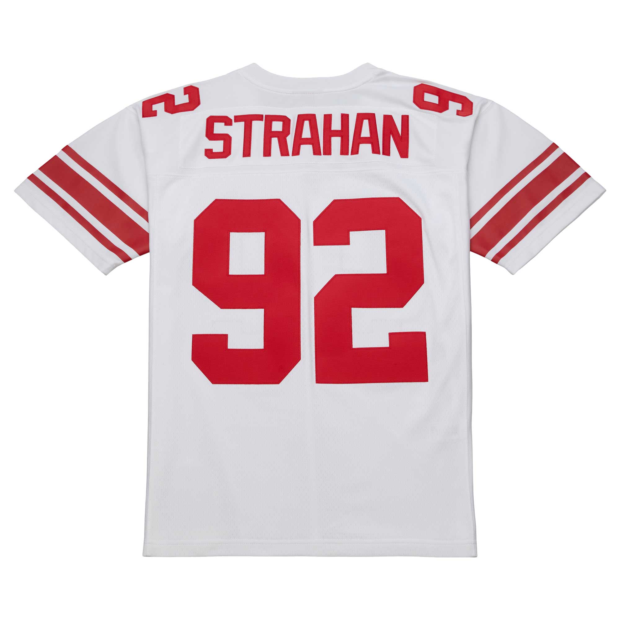 New York Giants Michael Strahan Mitchell Ness White Legacy NFL Jersey Men's