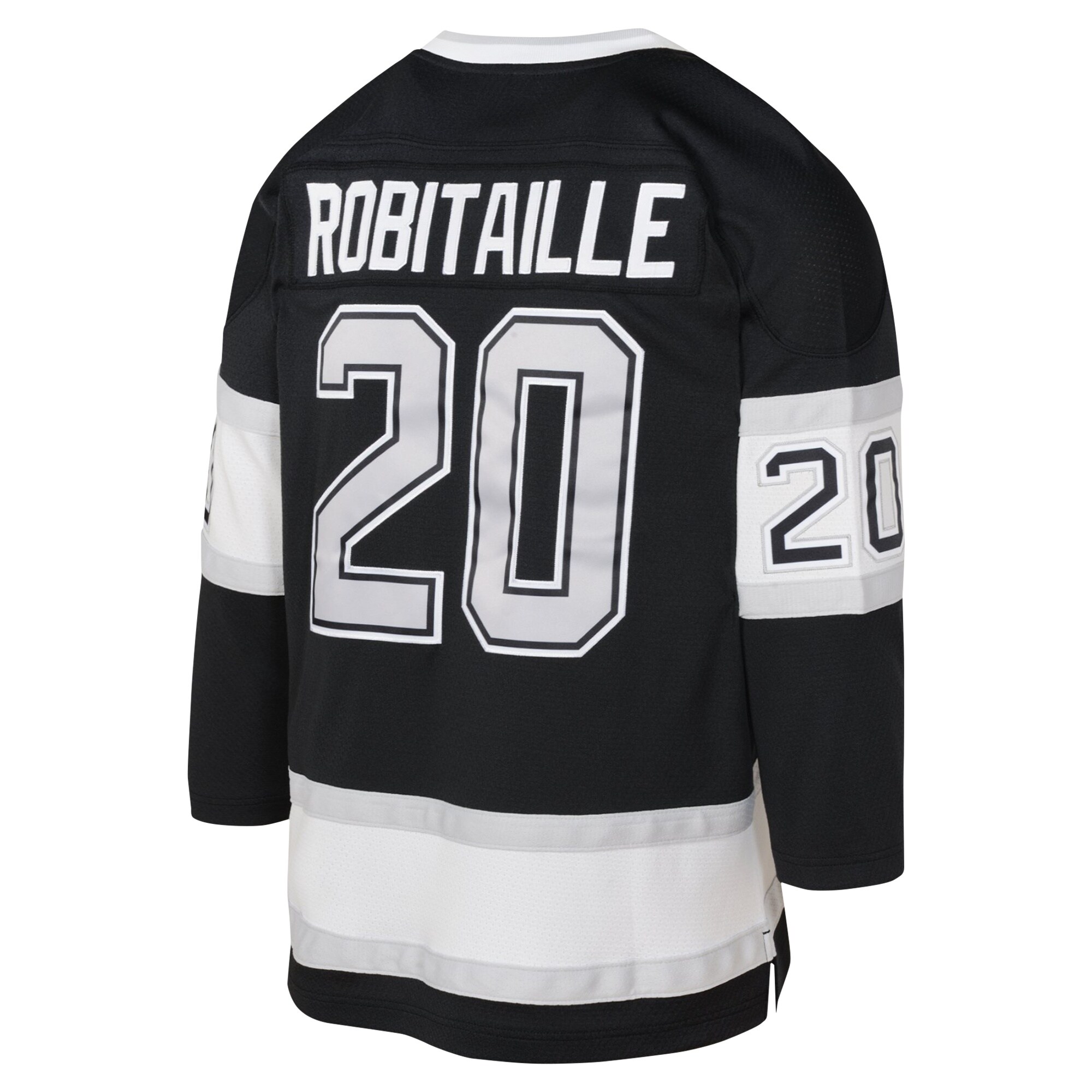 Los Angeles Kings Luc Robitaille Mitchell Ness Black 1992 Blue Line Player NHL Jersey Youth