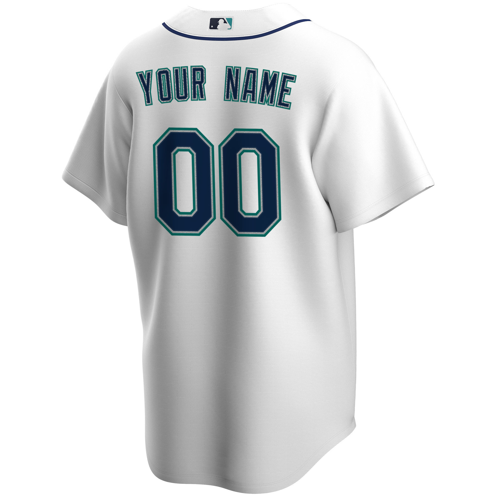 Seattle Mariners White Home Custom MLB Jersey Men's