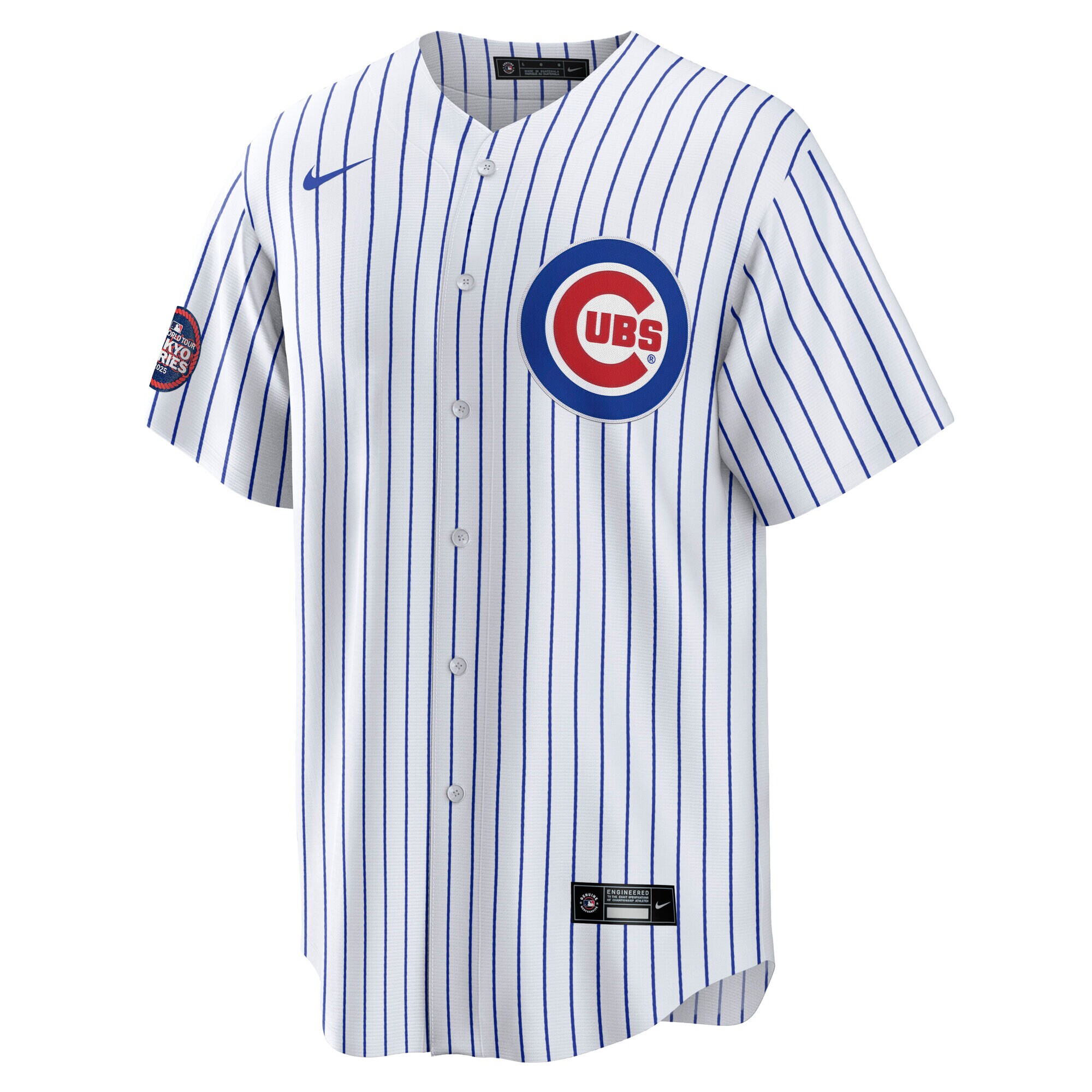 Chicago Cubs Nico Hoerner White 2025 World Tour: Tokyo Series Home Player MLB Jersey Men's