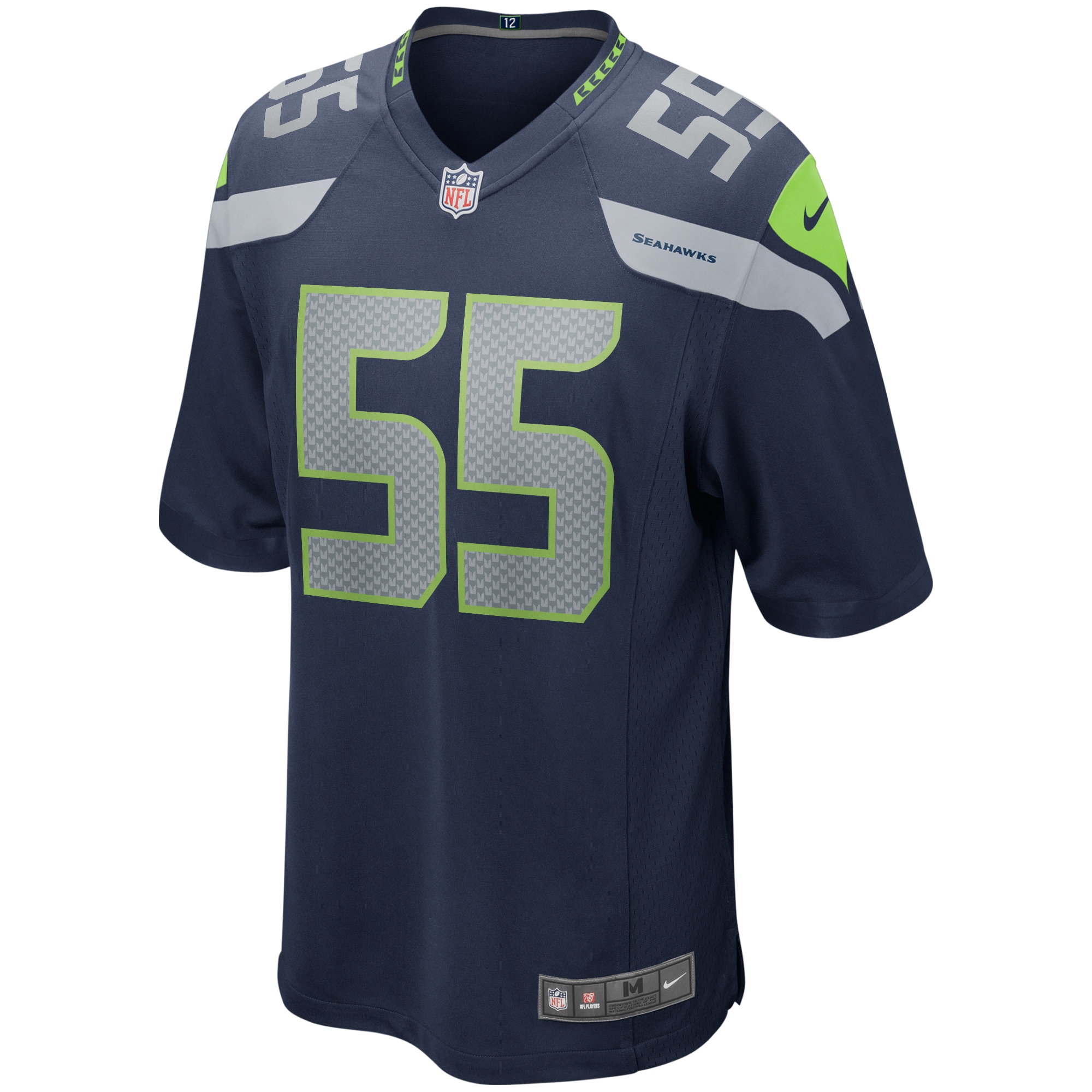 Seattle Seahawks Brian Bosworth College Navy Game Retired Player NFL Jersey Men's