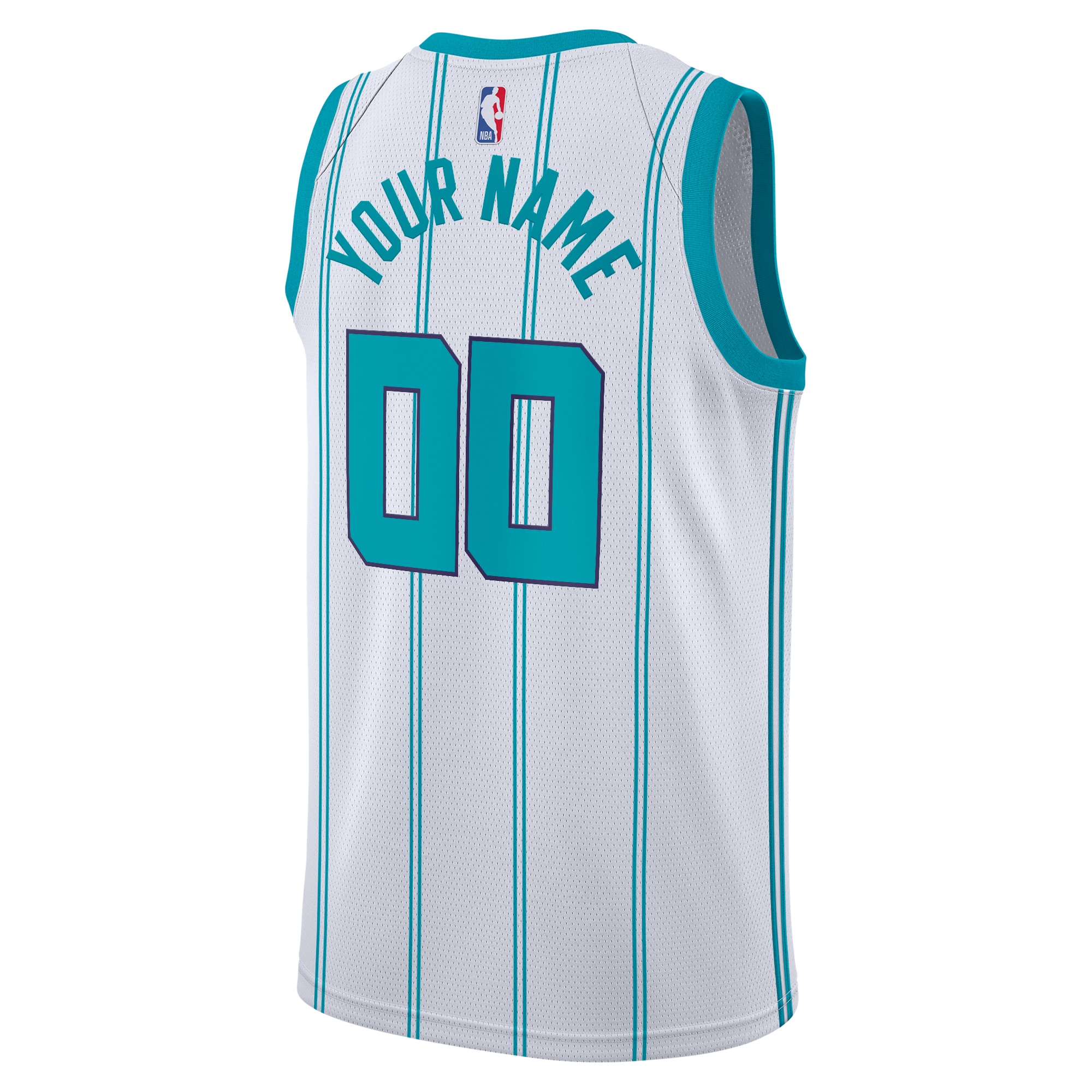 Charlotte Hornets Jordan Association Edition Swingman Custom NBA Jersey Youth