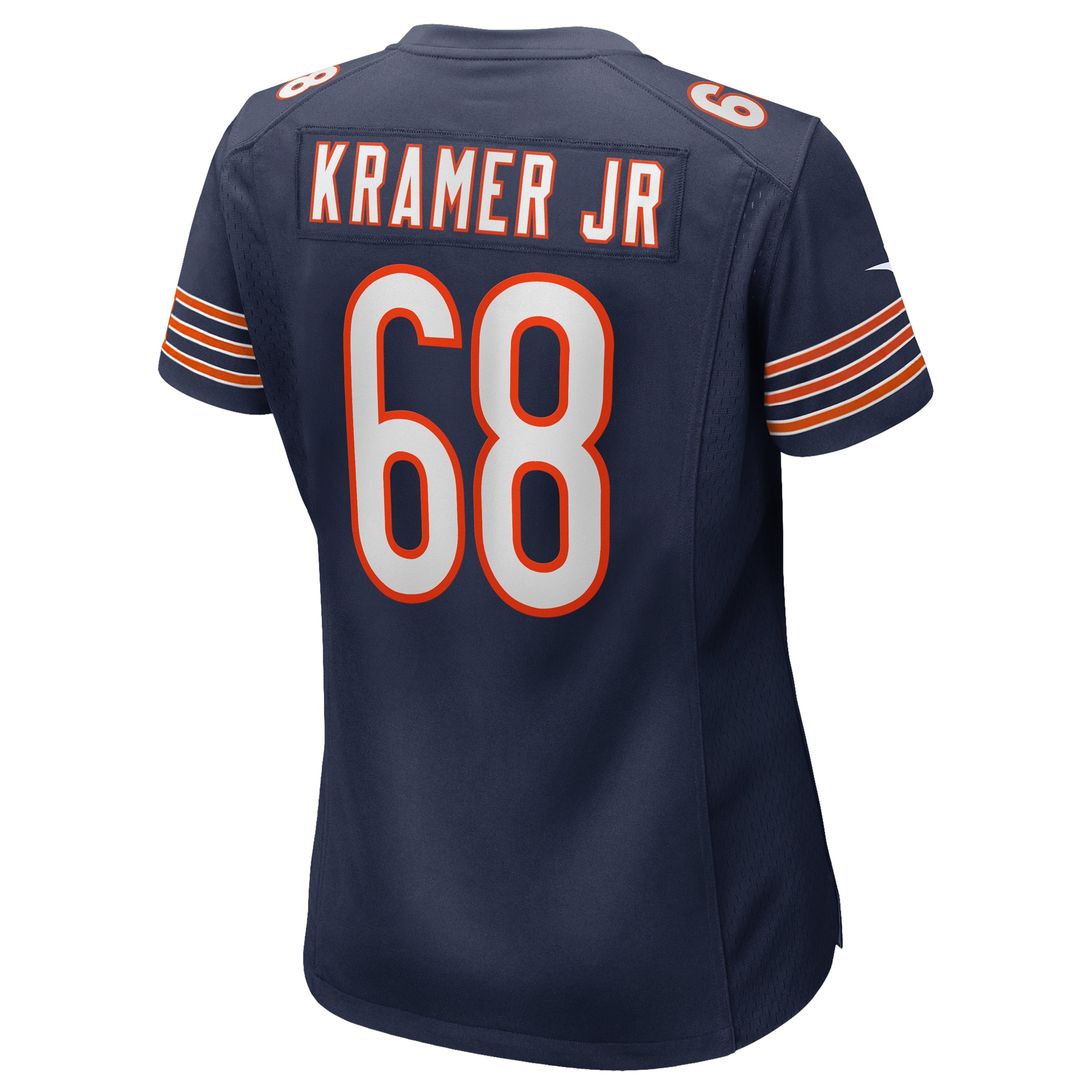 Chicago Bears Doug Kramer Jr. Navy Game NFL Jersey Women's