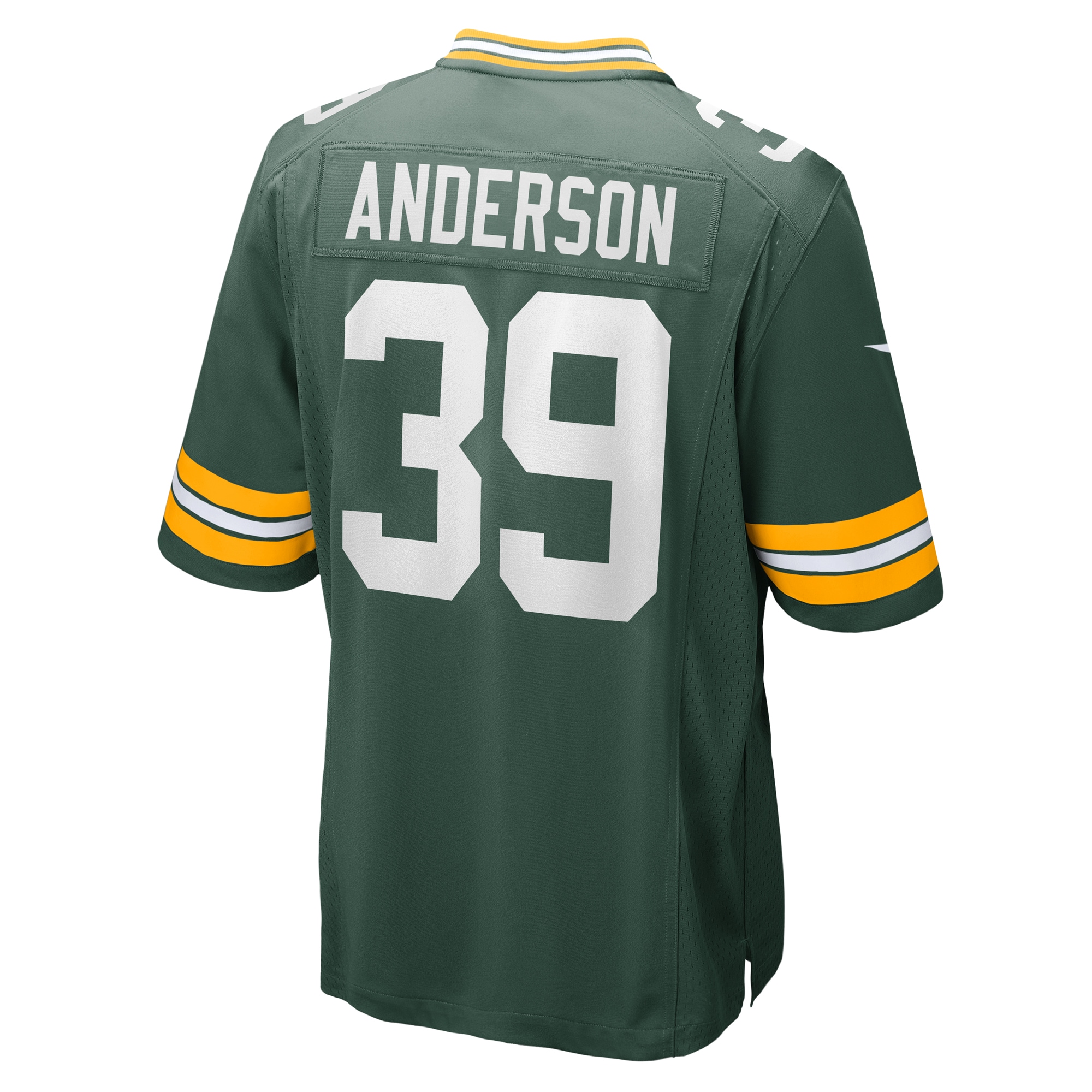Green Bay Packers Zayne Anderson Green Team Game NFL Jersey Men's