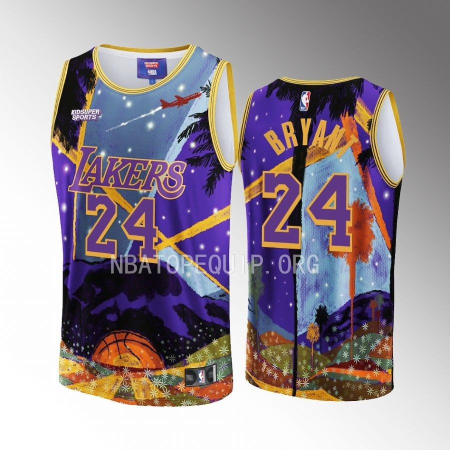 Kobe Bryant 24 Los Angeles Lakers KidSuper Studio Unisex Hometown NBA Jersey Unisex