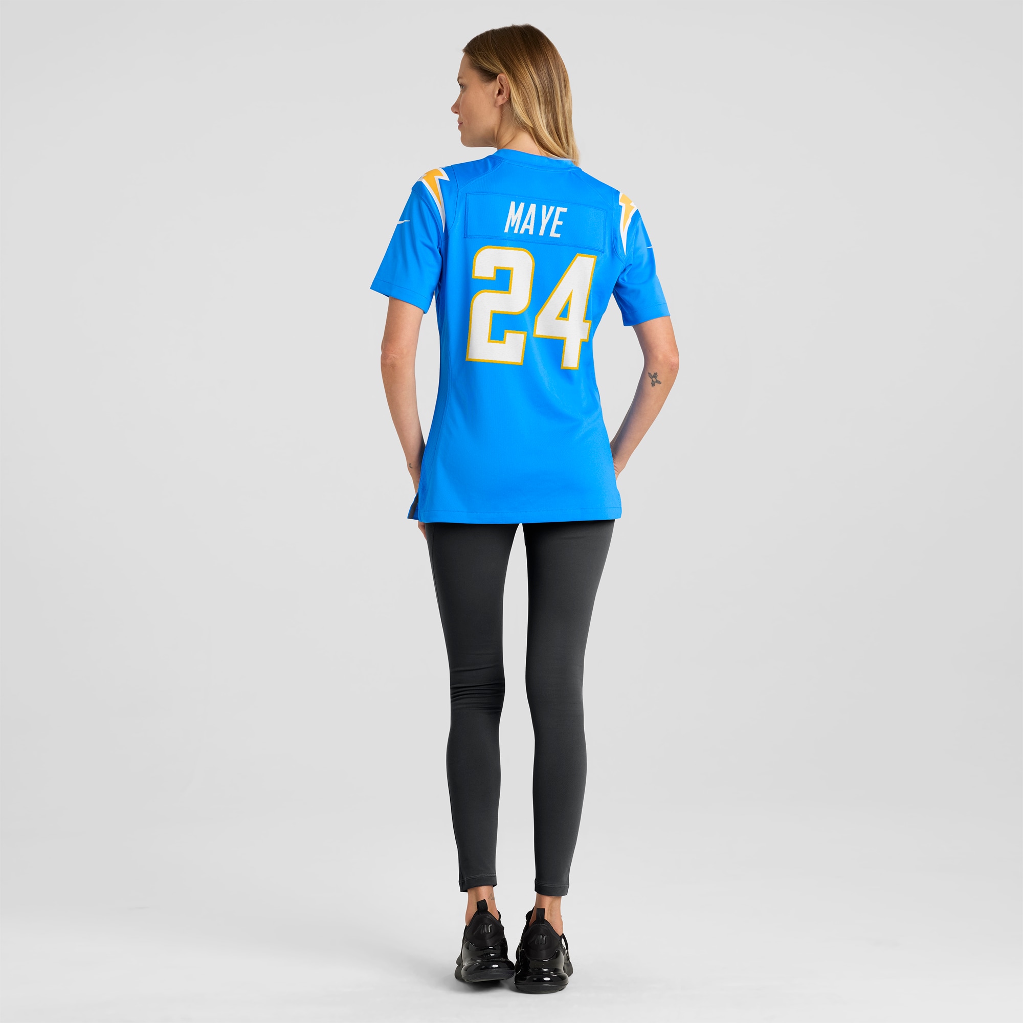 Los Angeles Chargers Marcus Maye Powder Blue Team Game NFL Jersey Women's