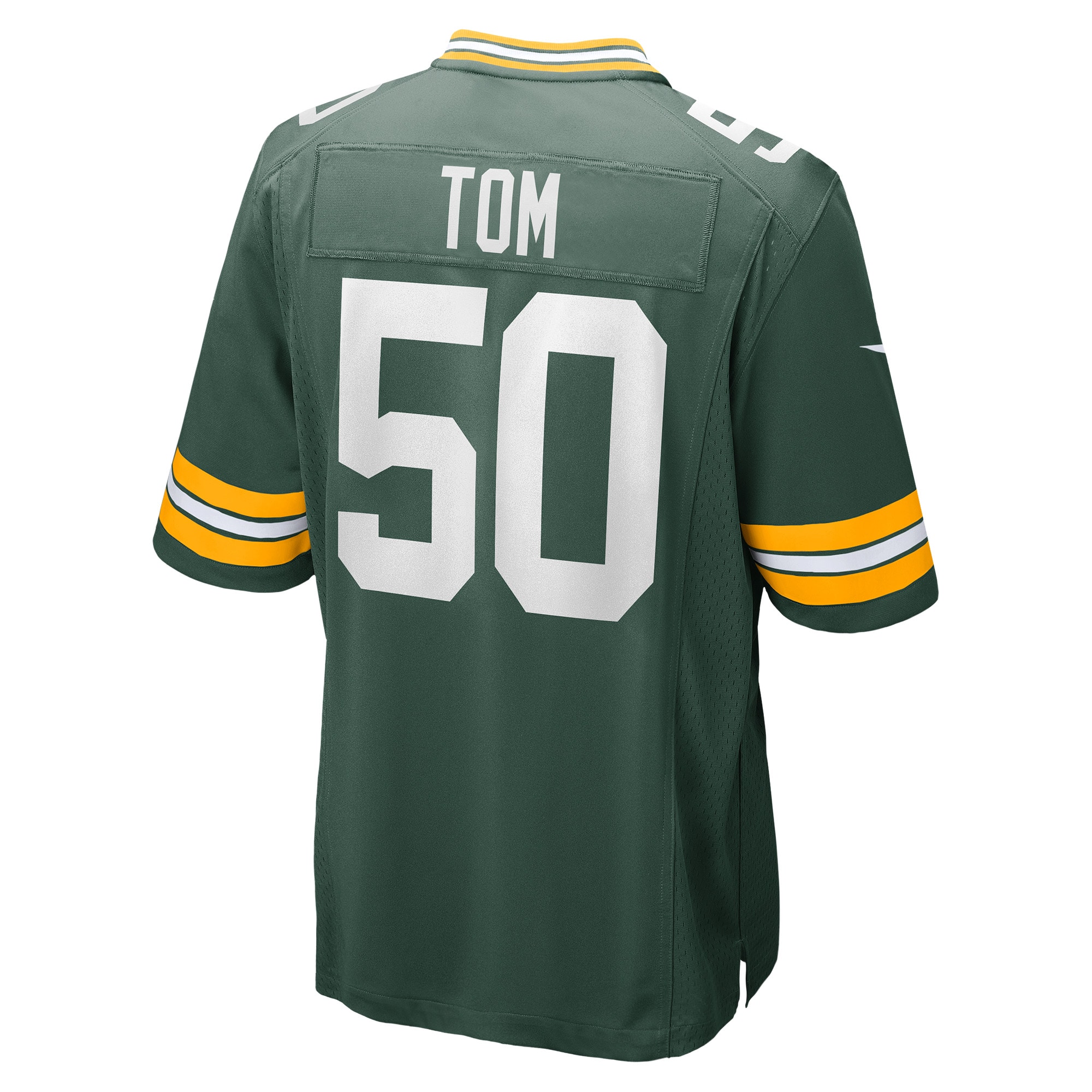 Green Bay Packers Zach Tom Green Game Player NFL Jersey Men's