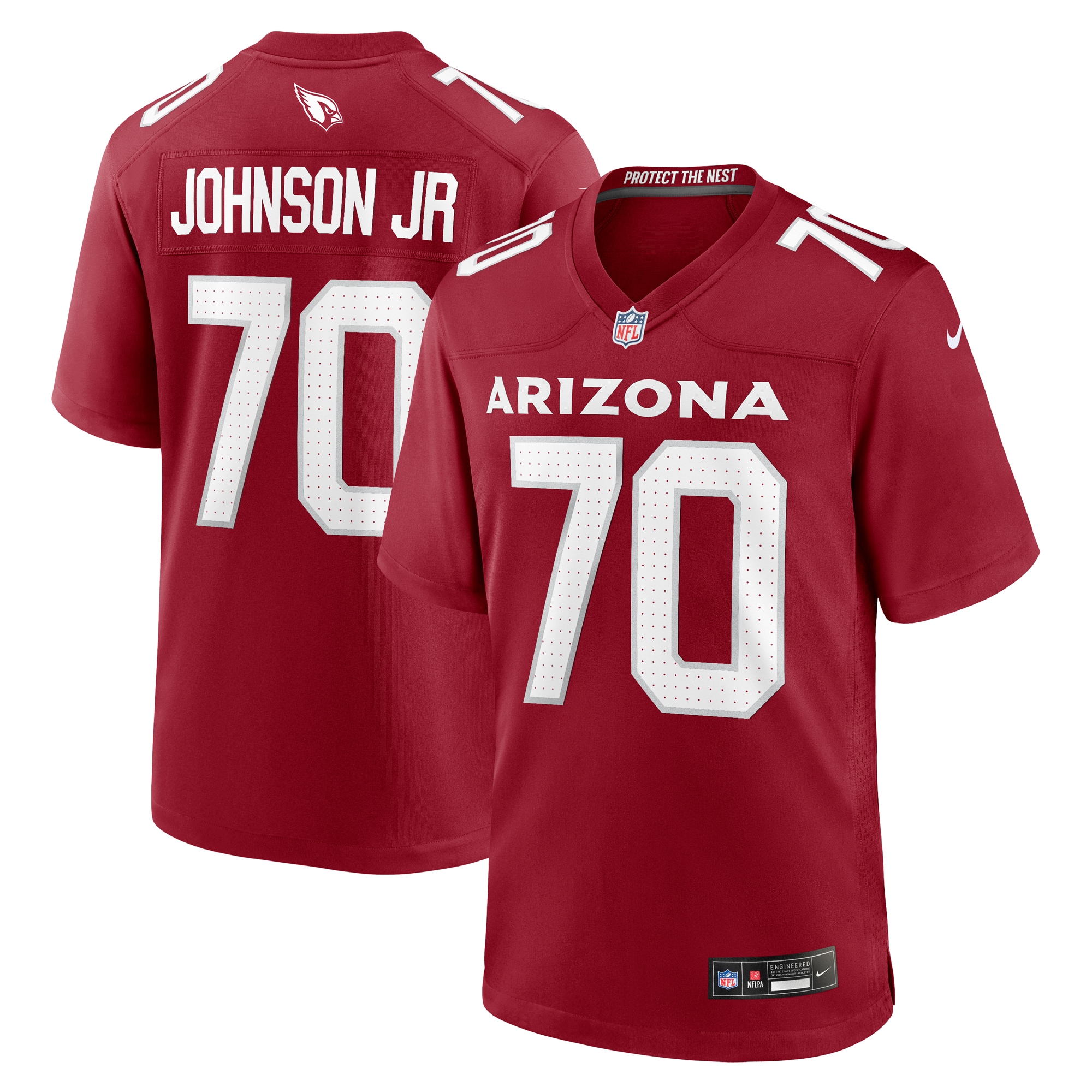 Arizona Cardinals Paris Johnson Jr. Cardinal Game NFL Jersey Men's